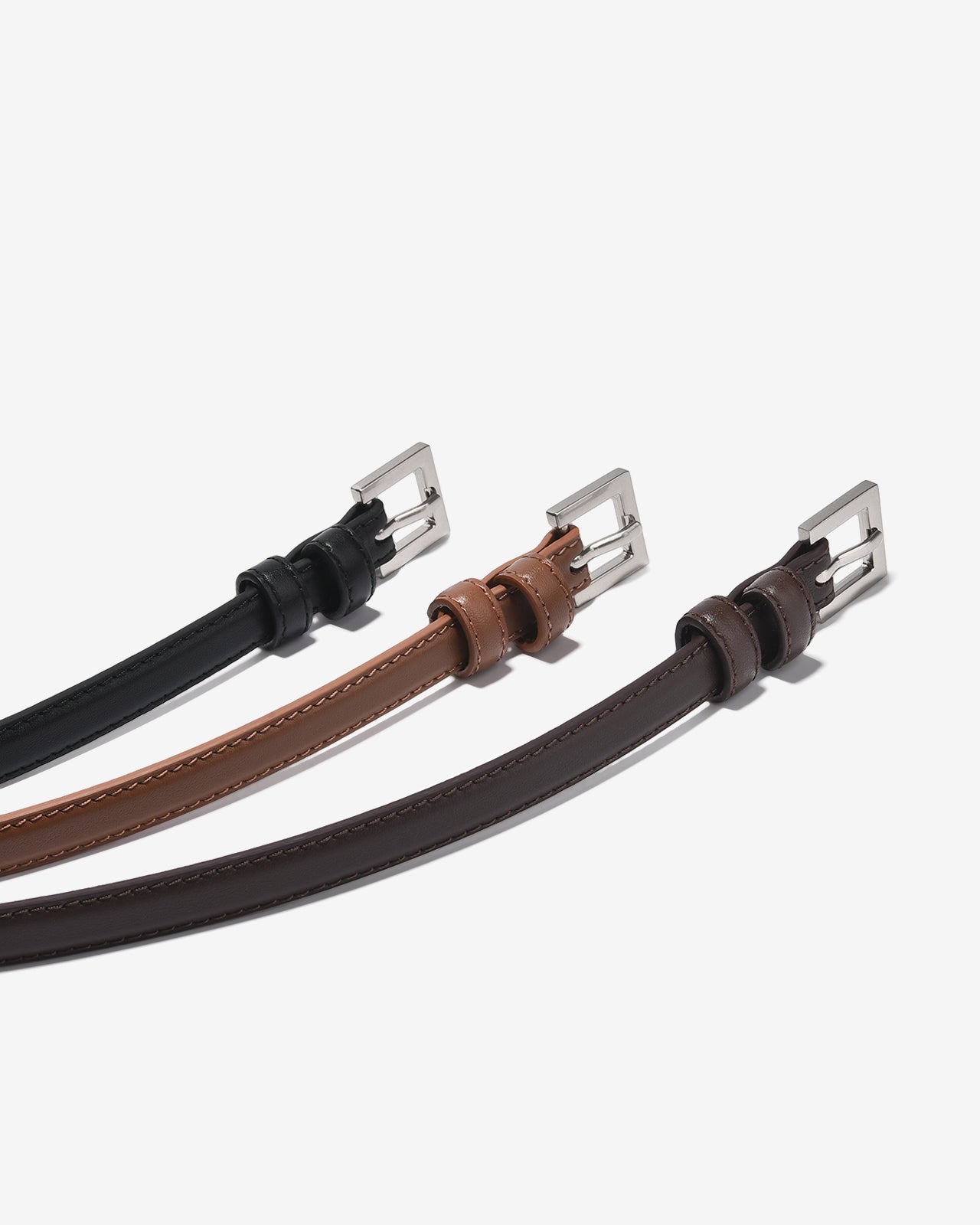 Nịt Da Nữ Zucia Đầu Khoá Kim Vuông Nhỏ-TD41-Bò Color1