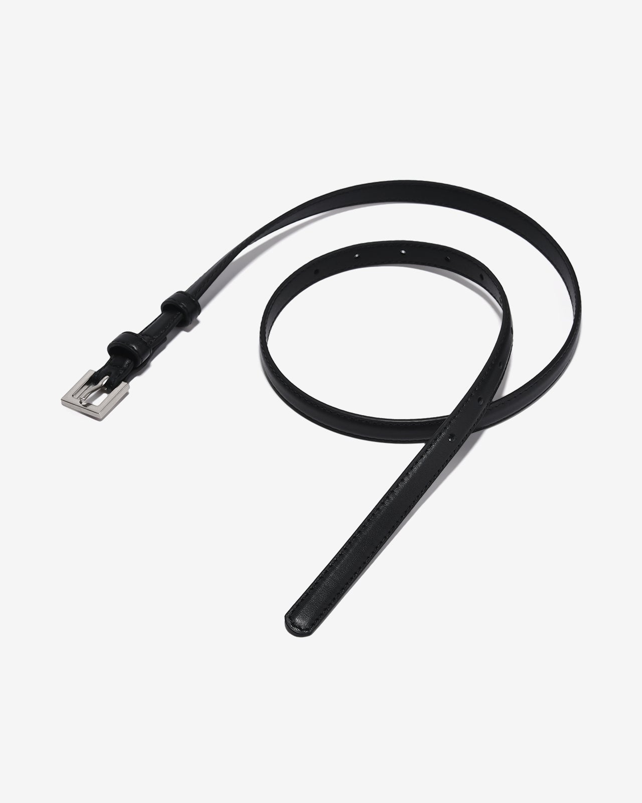 Nịt Da Nữ Zucia Đầu Khoá Kim Vuông Nhỏ-TD41-Đen Color2