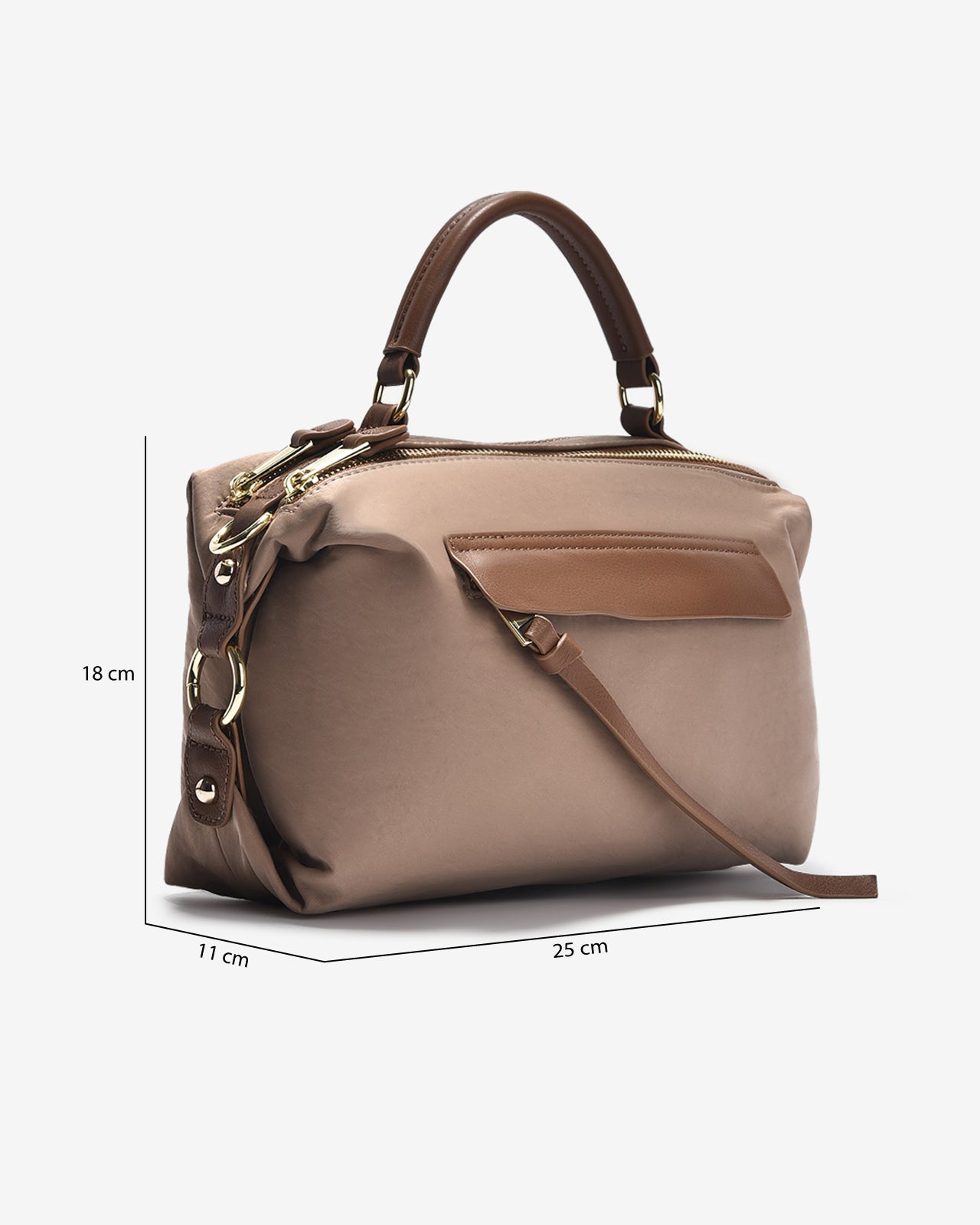 Túi Xách Tay Đeo Chéo Zucia The Rain Runner N37-HY37-Cafe Color2