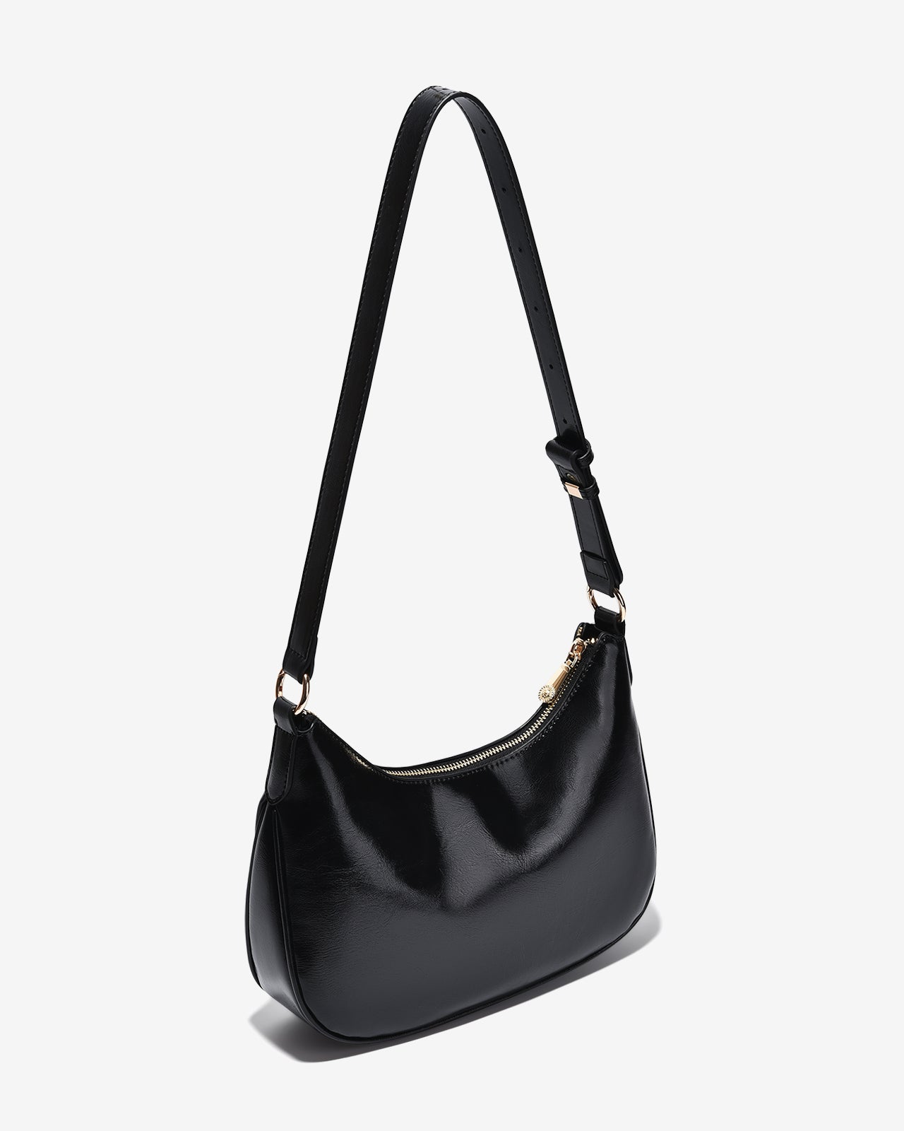 Túi Xách Tay Đeo Vai Trơn Zucia L'amant N12-JC23-Đen Color2