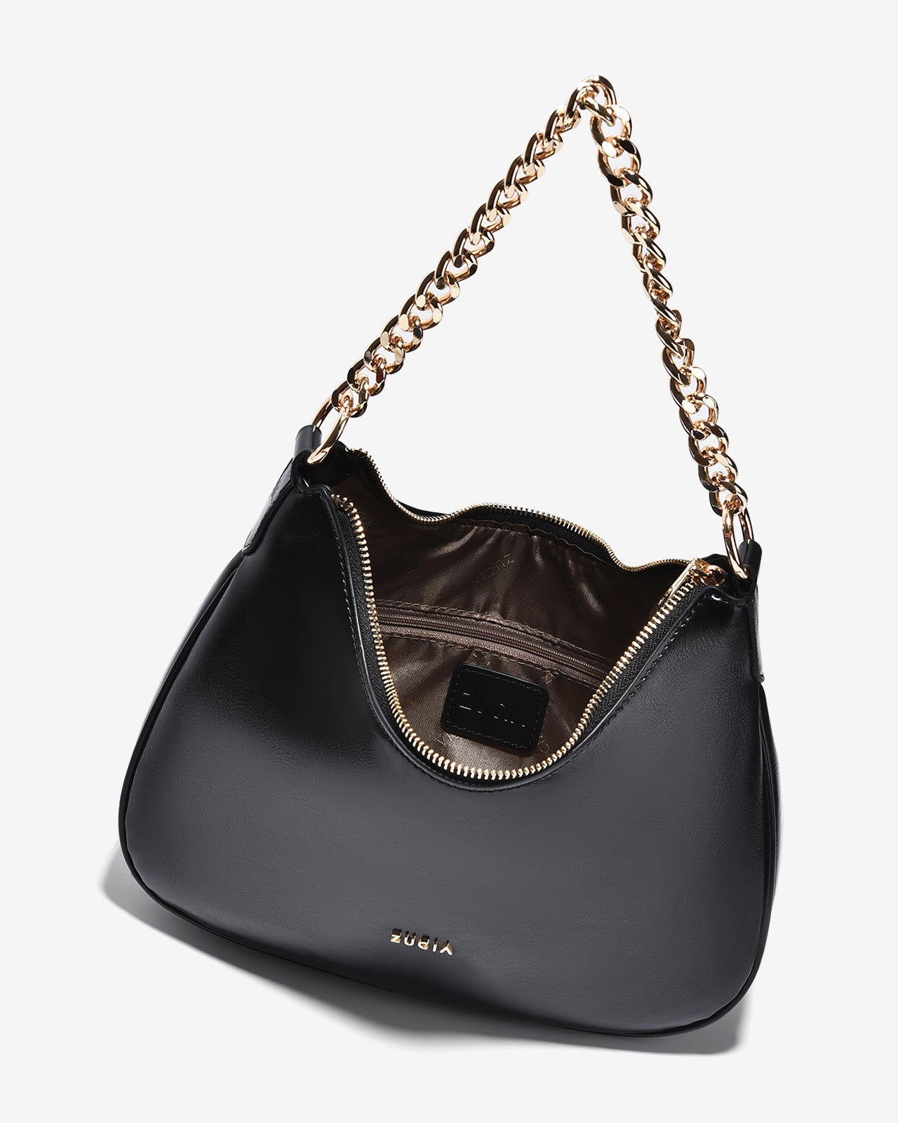 Túi Xách Tay Đeo Vai Trơn Zucia L'amant N12-JC23-Đen Color2