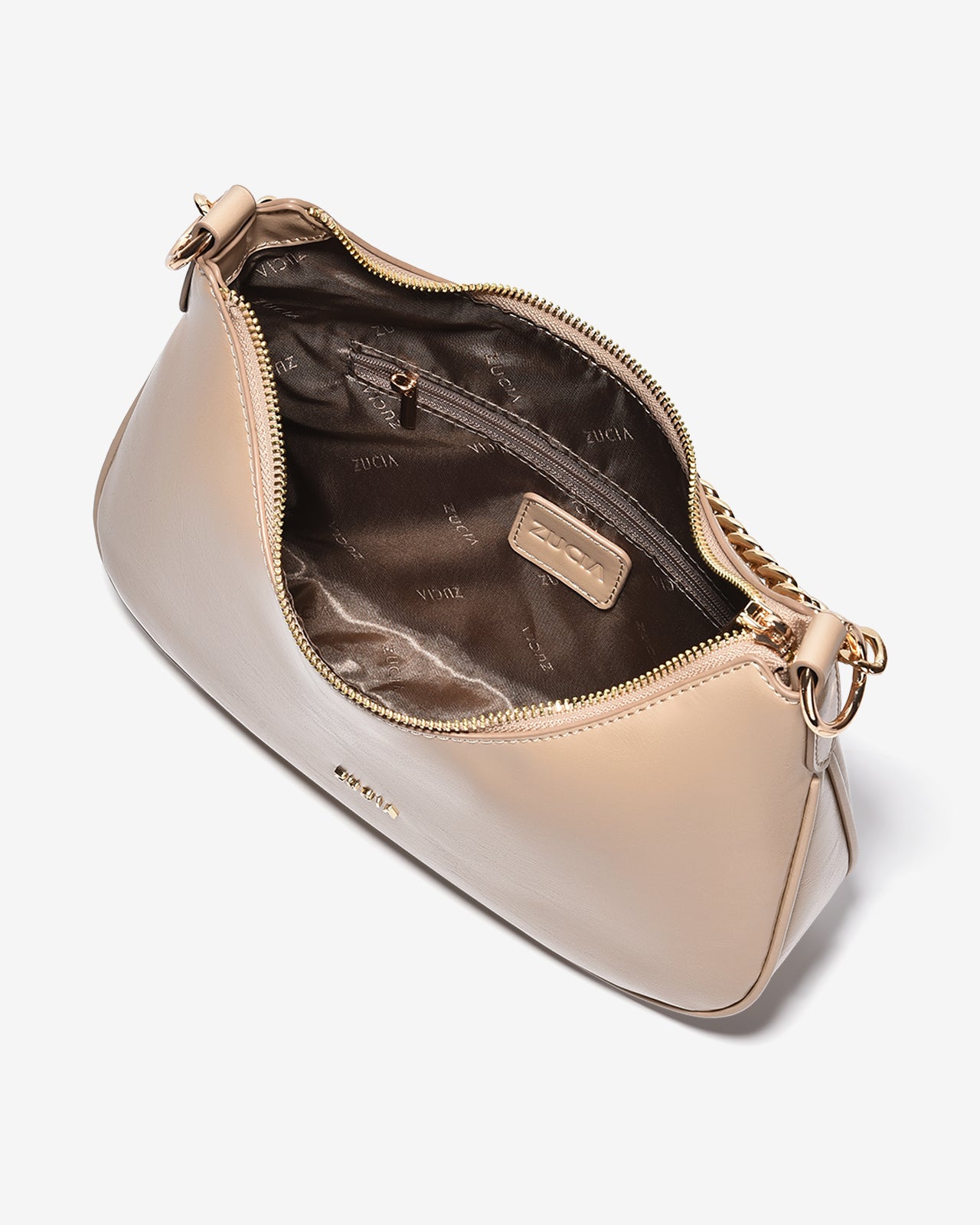 Túi Xách Tay Đeo Vai Trơn Zucia L'amant N12-JC23-Kem Color2