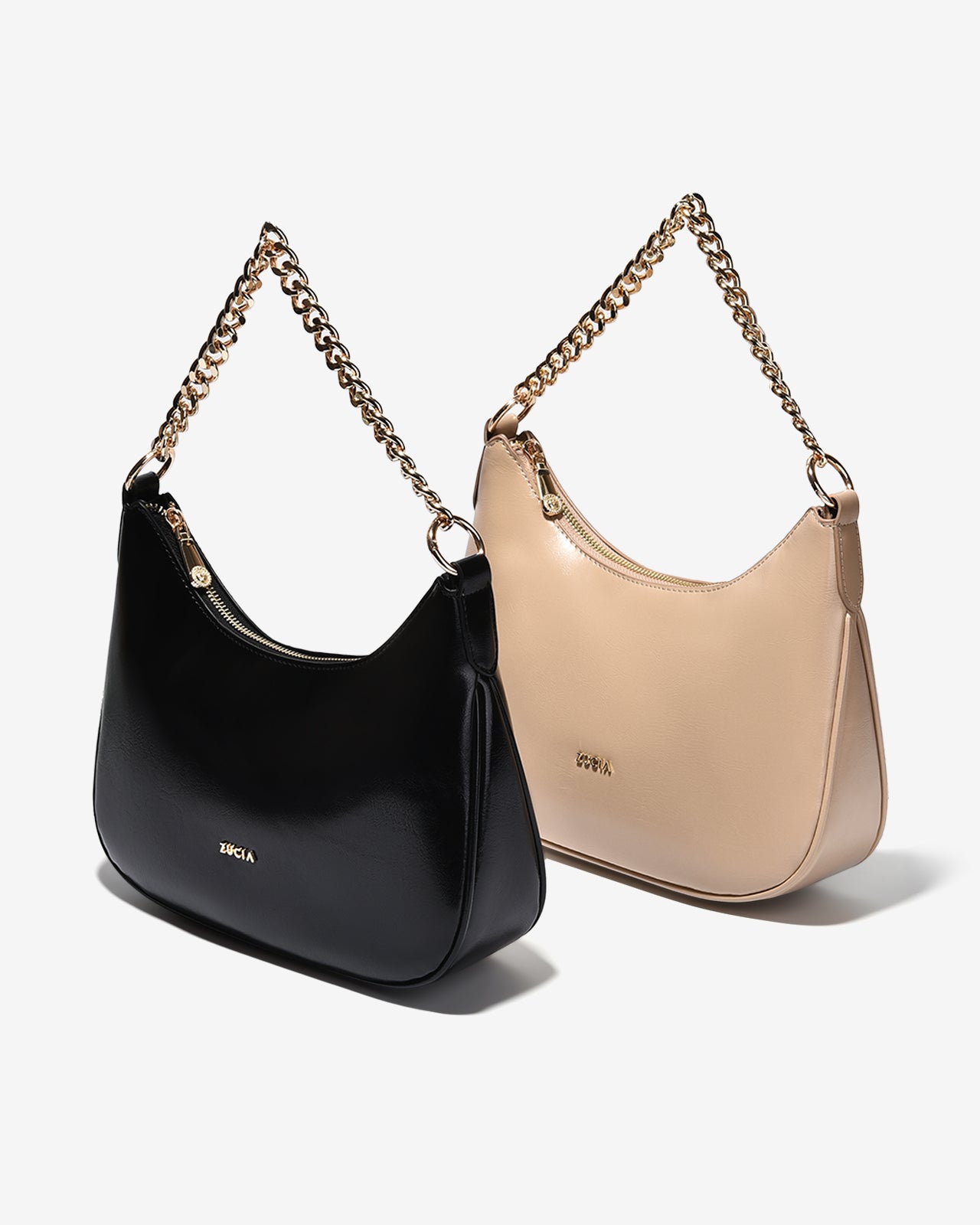 Túi Xách Tay Đeo Vai Trơn Zucia L'amant N12-JC23-Kem Color1