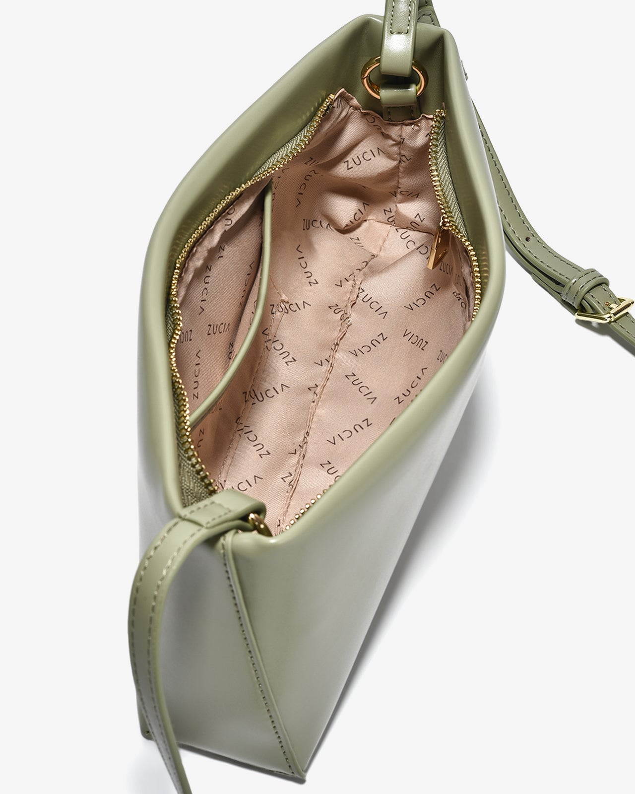 Túi Xách Tay Đeo Vai Hình Chữ Nhật Zucia InTo You N01-VS01-Xanh Lá Color2