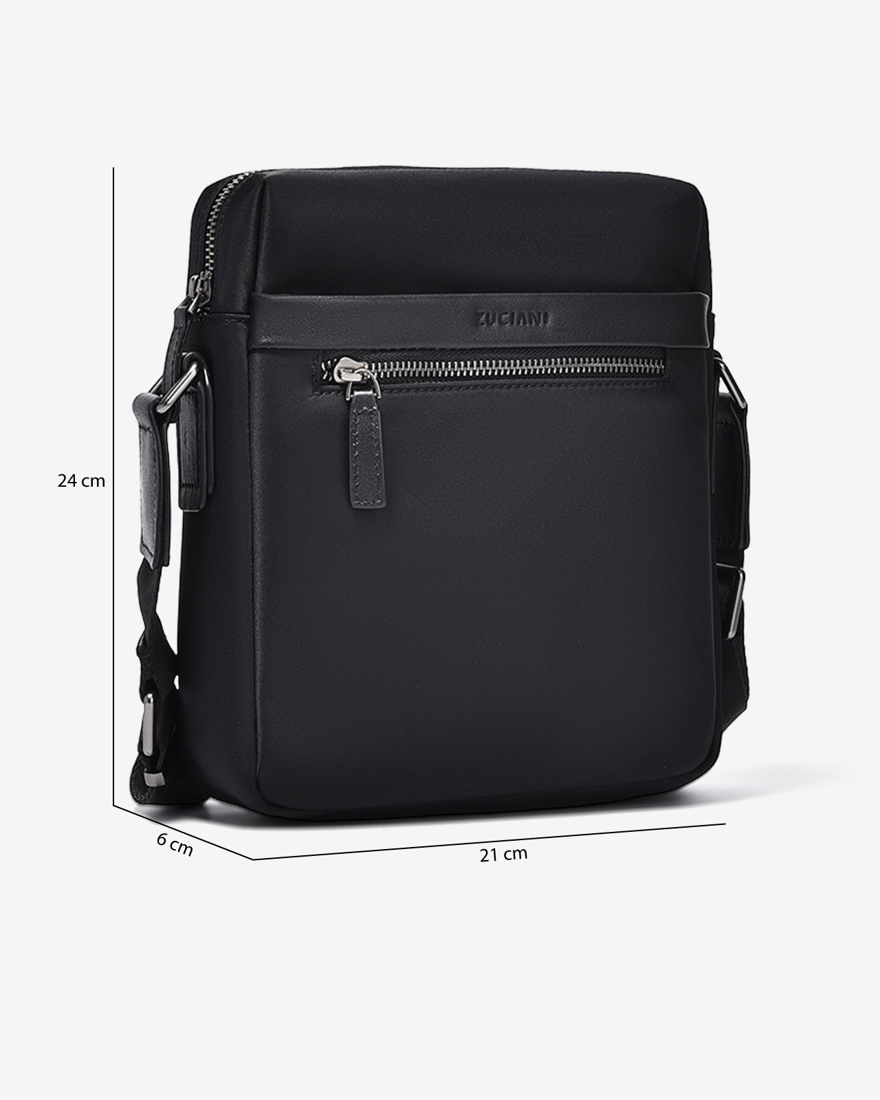 Túi Đeo Vai Nam Zuciani The Explorer N17-HZD6-Đen Color1