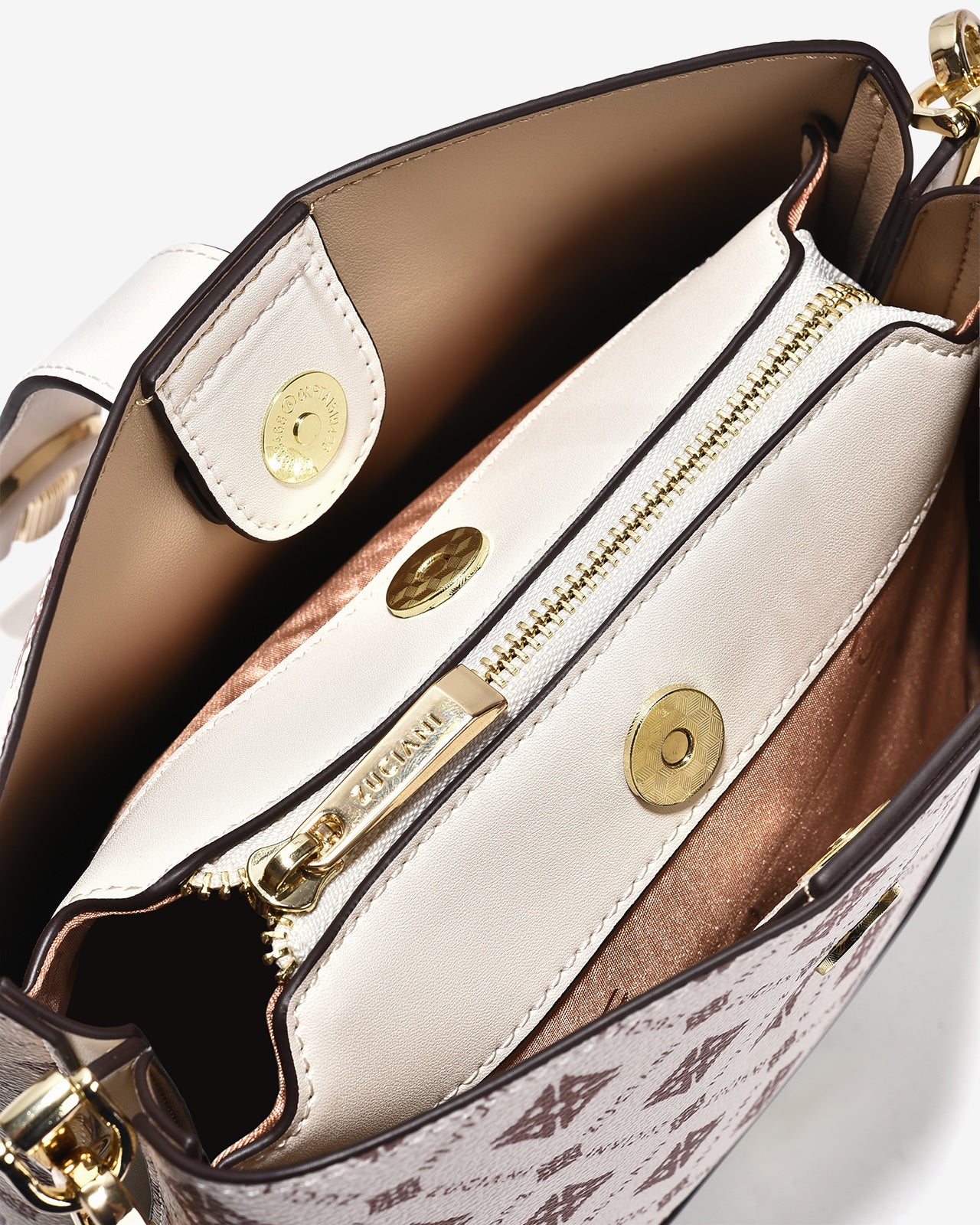 Túi Đeo Vai Zuciani Mono D’Voyage N.01-JC01Kem Color1