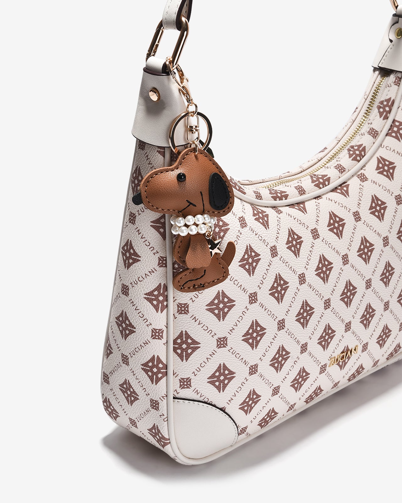 Túi Đeo Vai Zuciani Mono D’Voyage N.02-JC02-Kem Color1