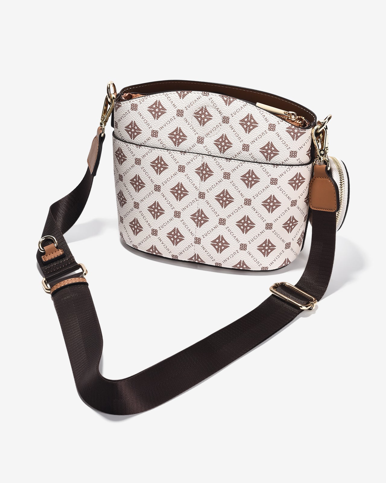 Túi Đeo Vai Xách Tay Hobo Zuciani Mono DVoyage N05-JC05-Kem Color1