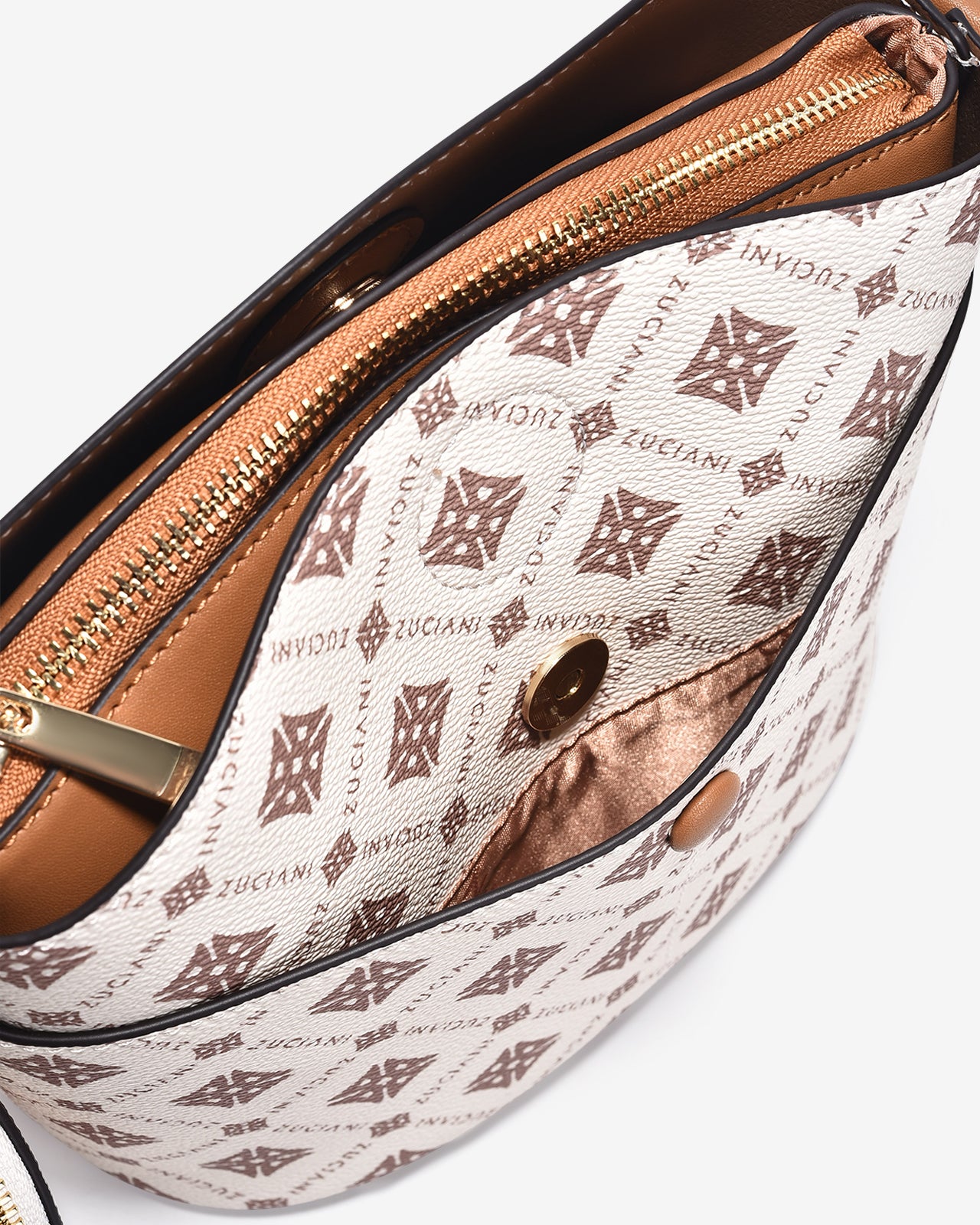 Túi Đeo Vai Xách Tay Hobo Zuciani Mono DVoyage N05-JC05-Kem Color1