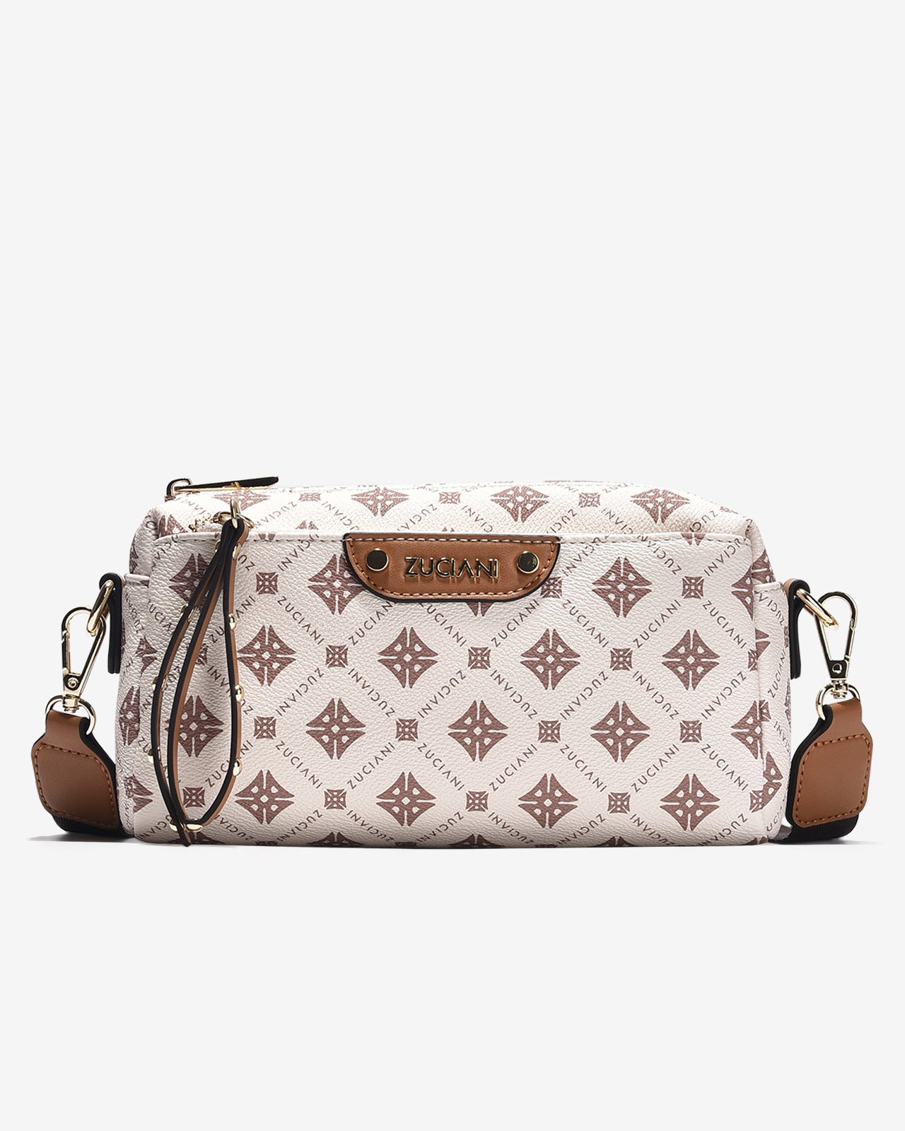 Túi Đeo Chéo Dáng Chữ Nhật Zuciani Mono DVoyage N06-JC06-Kem Color1First