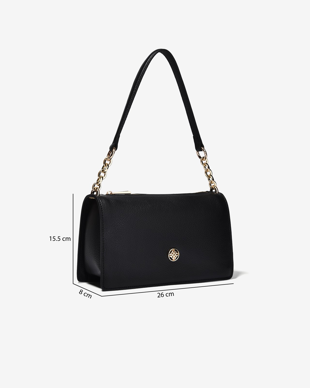 Túi Đeo Vai Baguette Zuciani Modern Divine N06-JC67-Đen Color2