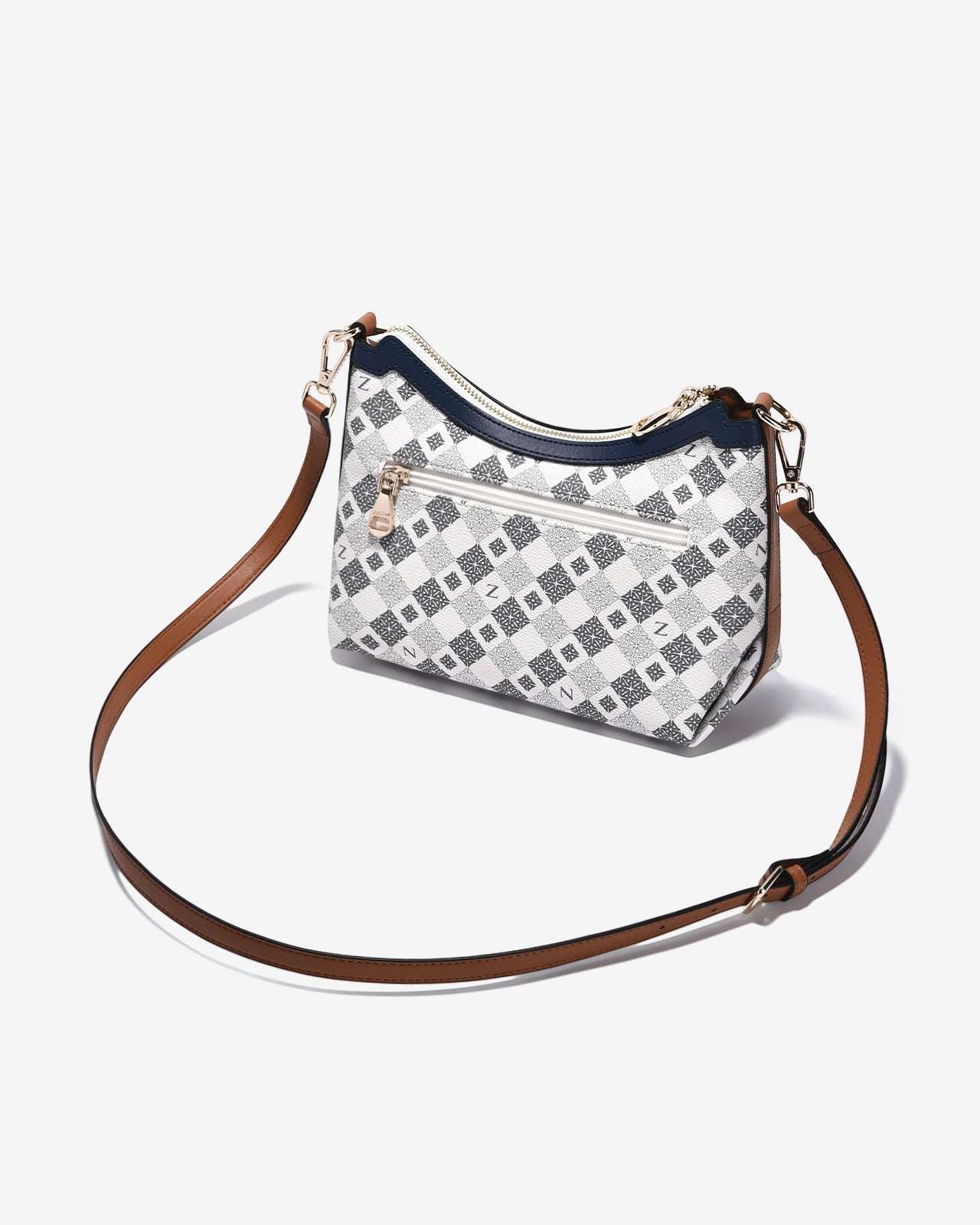 Túi Đeo Vai Hobo Zuciani Mono La Fleur N03-JYP7-Xanh Color1