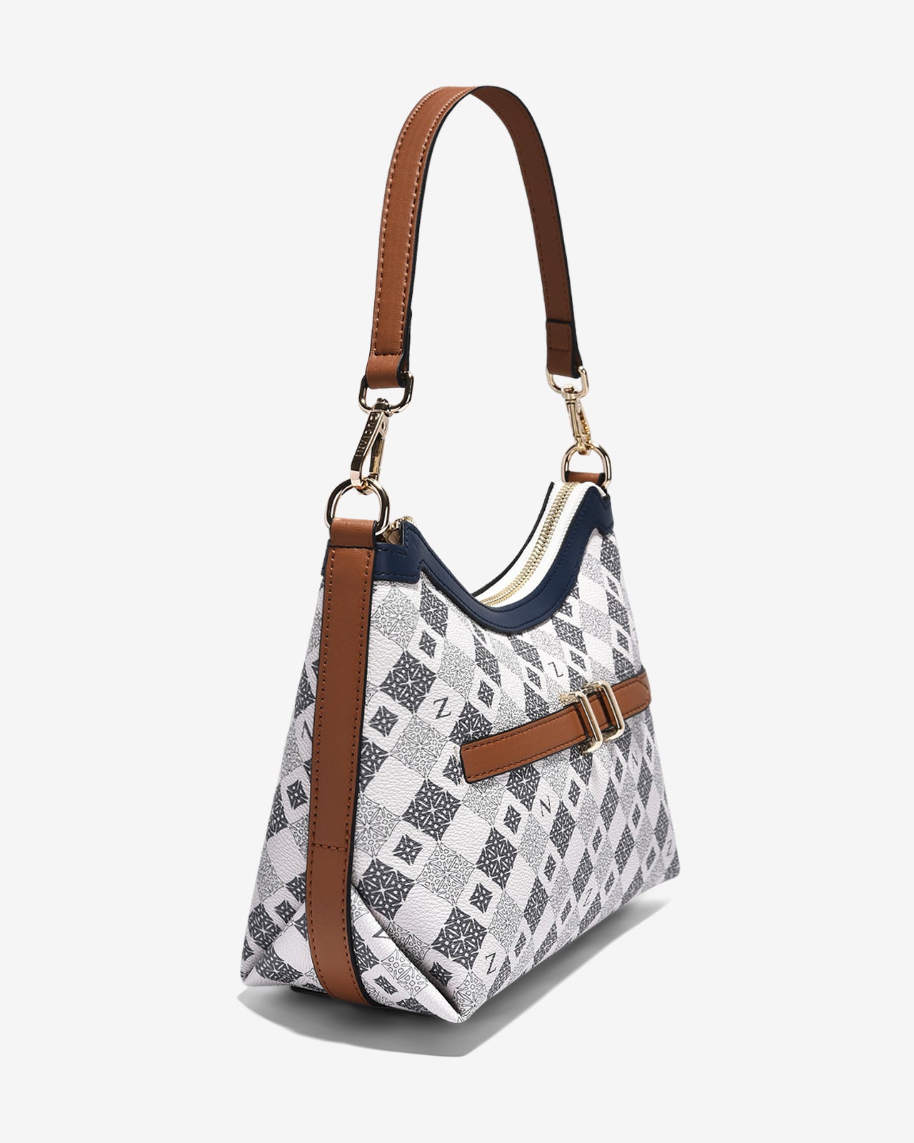 Túi Đeo Vai Hobo Zuciani Mono La Fleur N03-JYP7-Xanh Color1