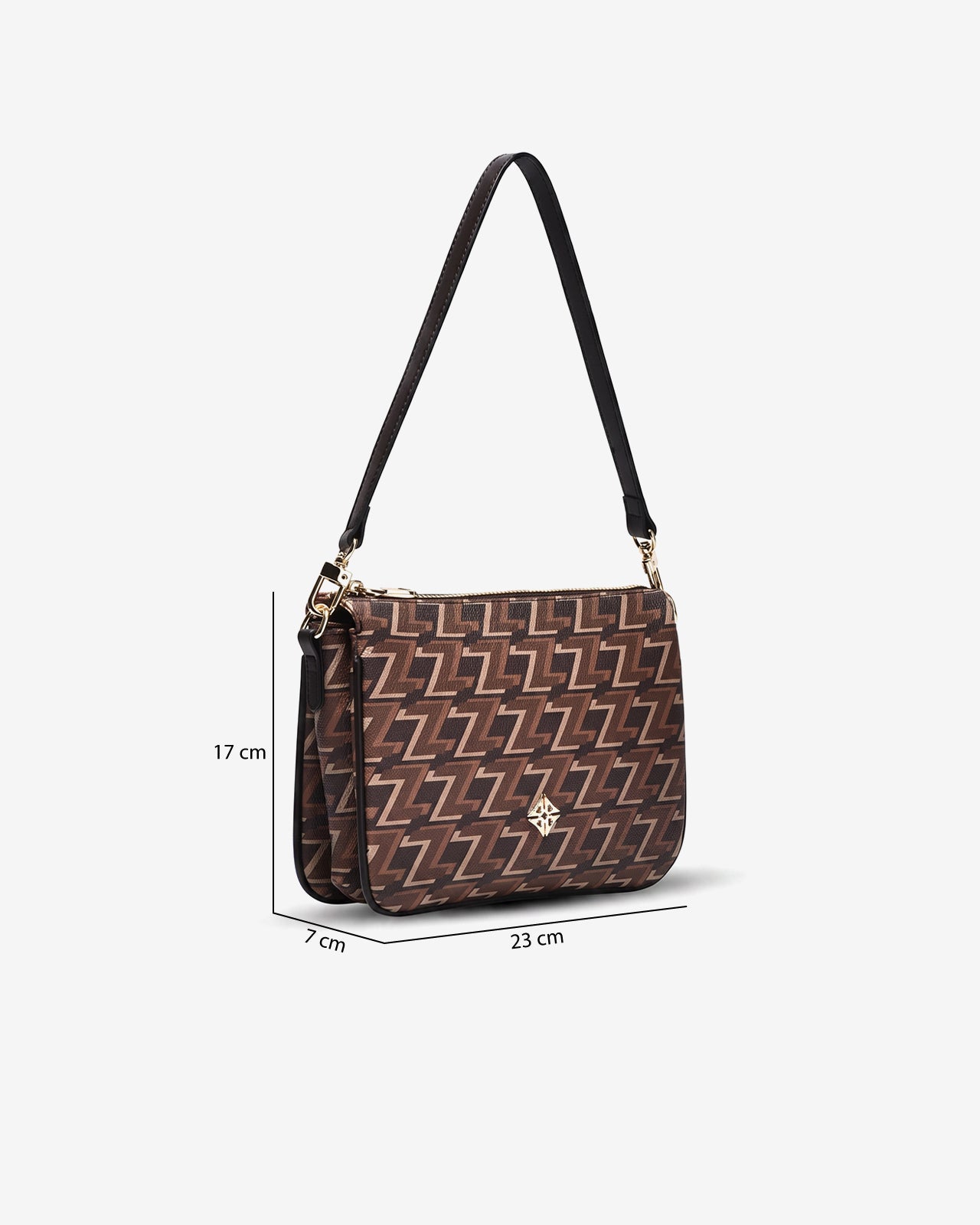 Túi Xách Tay Shoulder bag Monogram Zen N15-JYS6Nâu Color1