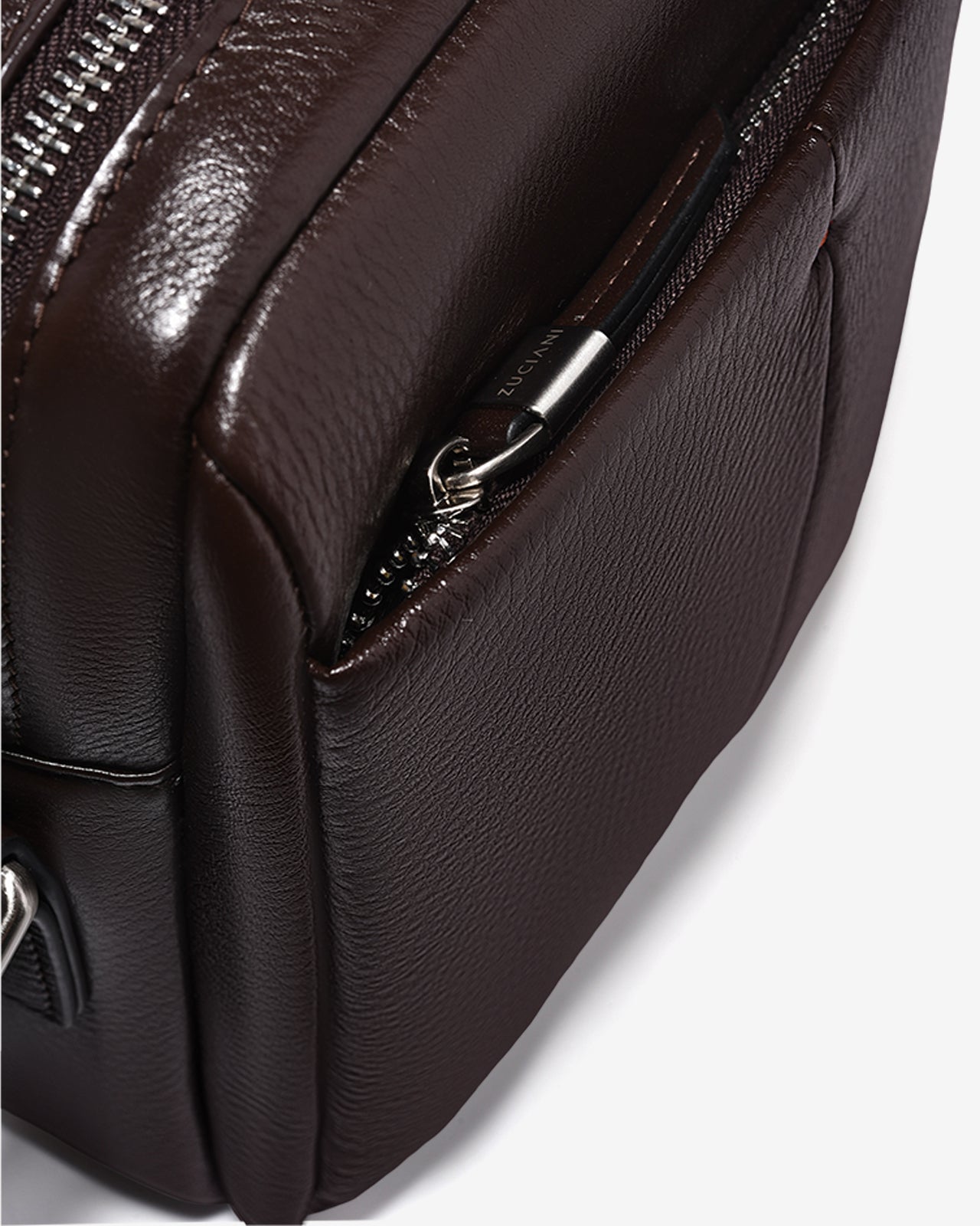 Túi Đeo Chéo Nam Cao Cấp Zuciani Modern Spirit N02-LF02-Nâu Color2