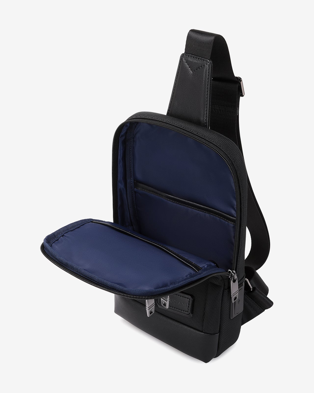 Túi Đeo Chéo Bao Tử Dáng Đứng Zuciani Timeless Fusion N13-MJ13-Đen Color1