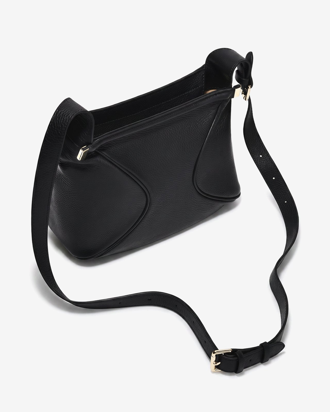 Túi Đeo Chéo Phom Mềm Vân Da Zuciani The Aurum Elegantia N27-TM27Đen Color2