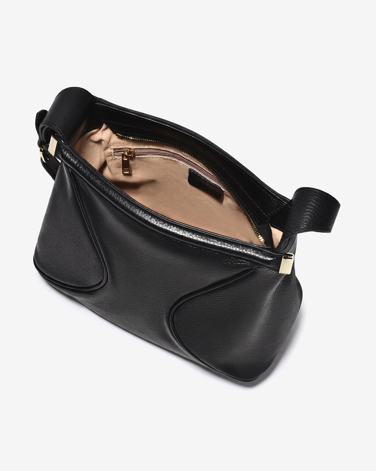 Túi Đeo Chéo Phom Mềm Vân Da Zuciani The Aurum Elegantia N27-TM27Đen Color1
