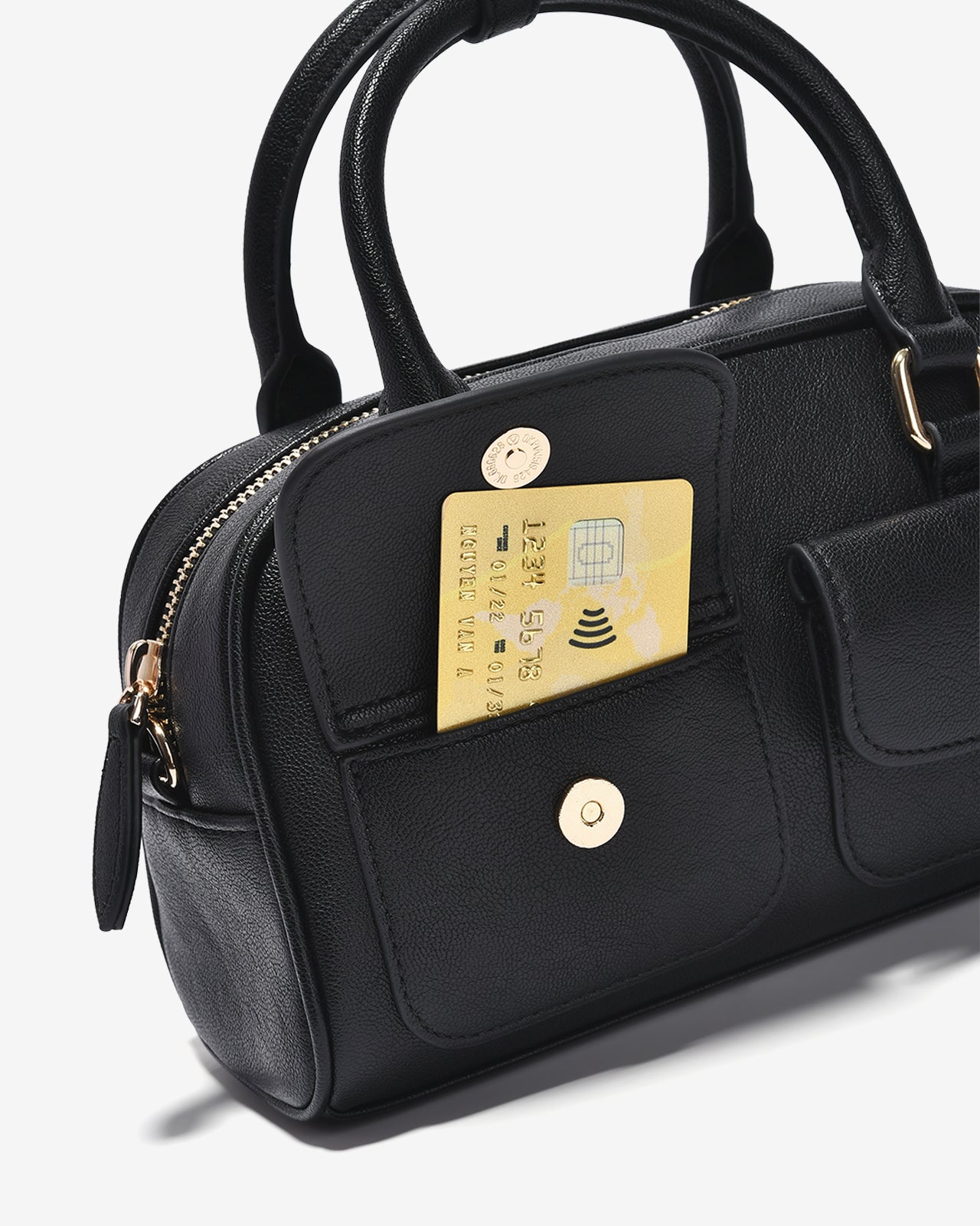 Túi Xách Tay Nữ Zucia Lamant N02-JC19-Đen Color1