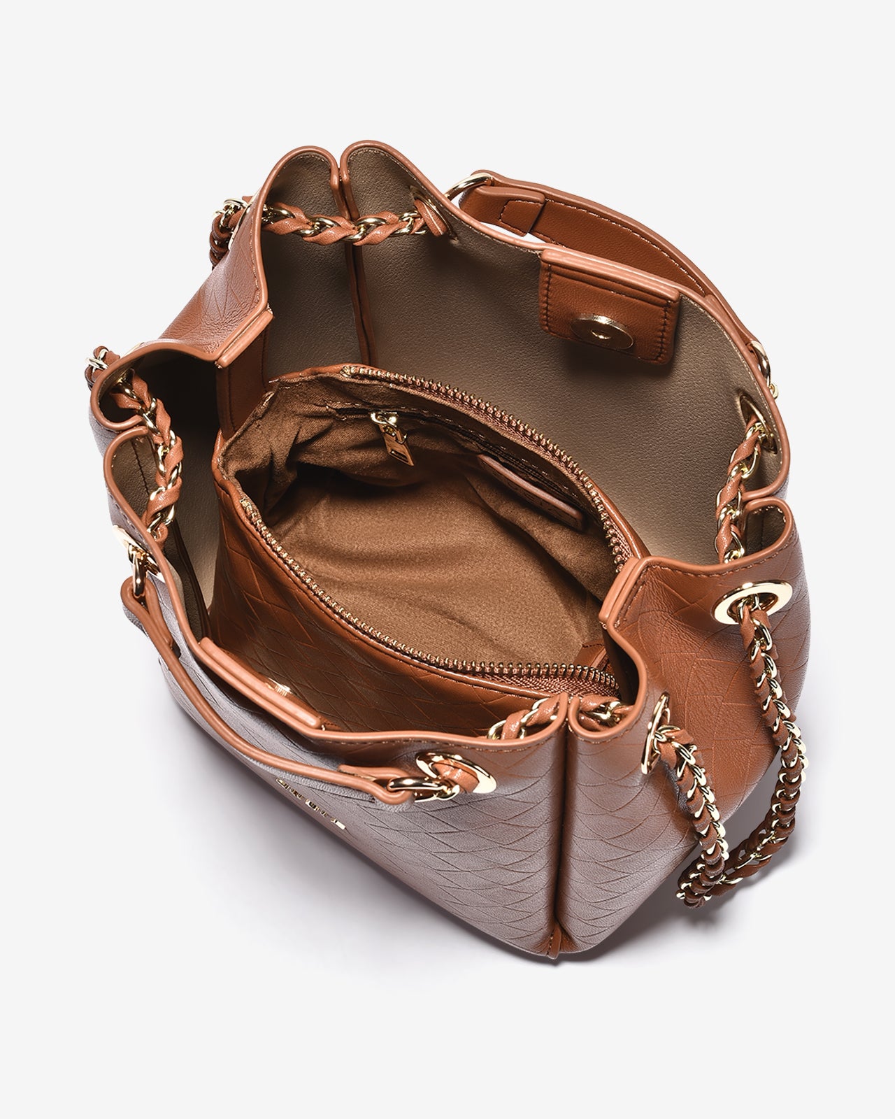 Túi Xách Tay Nữ Zucia Lamant N03-JC20-Nâu Color1