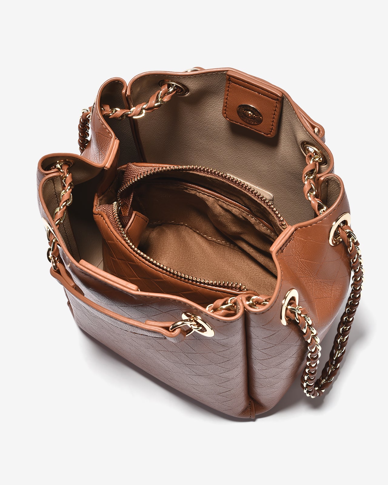 Túi Xách Tay Nữ Zucia Lamant N03-JC20-Nâu Color2