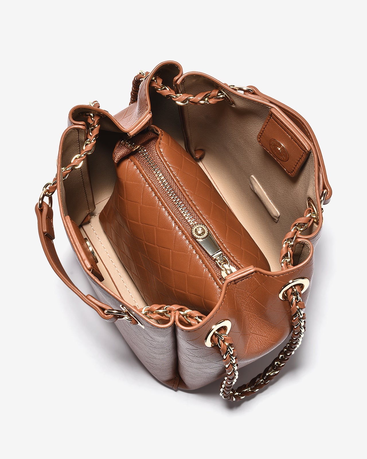 Túi Xách Tay Nữ Zucia Lamant N03-JC20-Nâu Color1