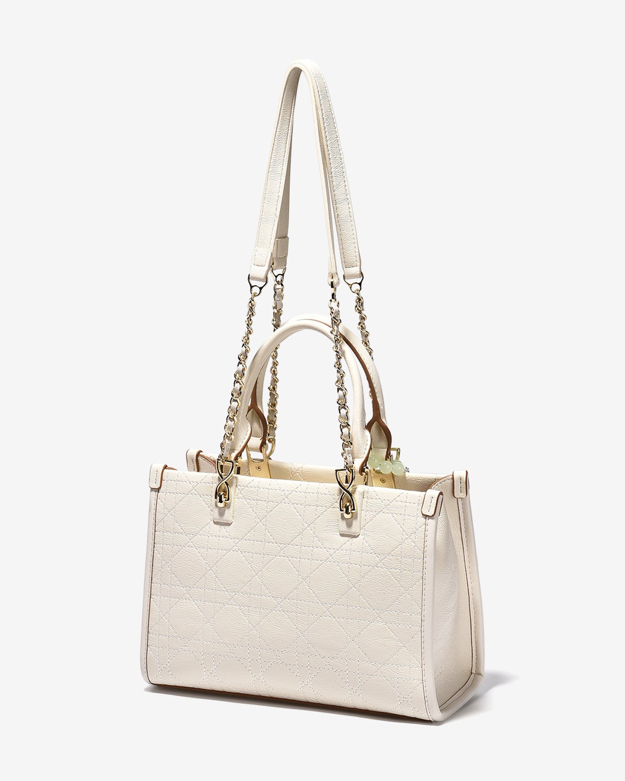 Túi Xách Tay Nữ Zucia Lamant N05-JC22-Kem Color1