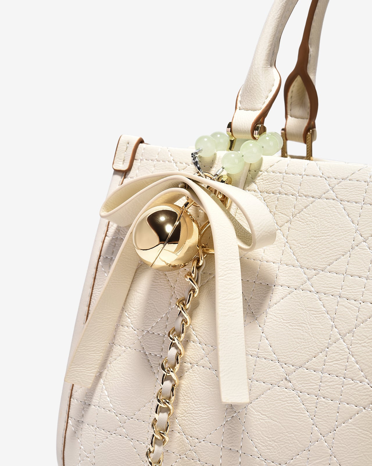 Túi Xách Tay Nữ Zucia Lamant N05-JC22-Kem Color1