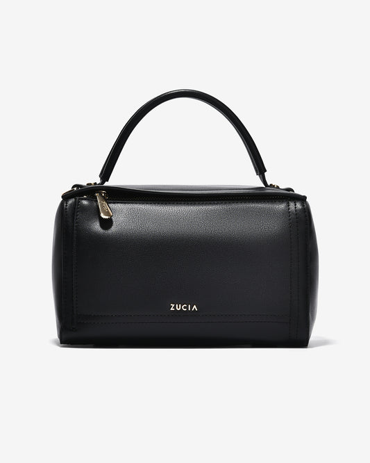 Túi Xách Tay Nữ Hình Hộp Zucia L'amant N13-JC24-Đen Color1First
