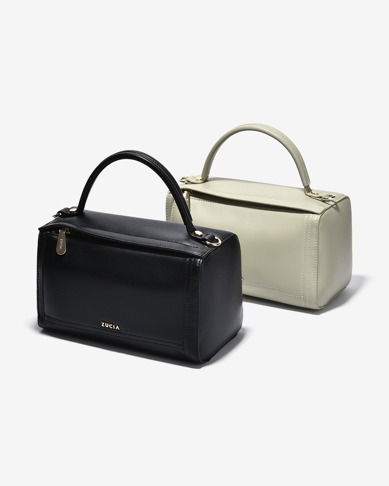 Túi Xách Tay Nữ Hình Hộp Zucia L'amant N13-JC24-Đen Color2