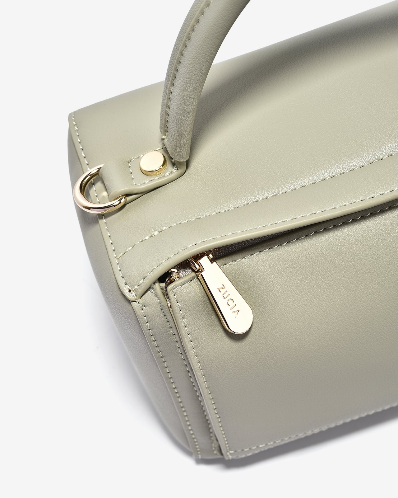 Túi Xách Tay Nữ Hình Hộp Zucia L'amant N13-JC24-Xanh Lá Color1