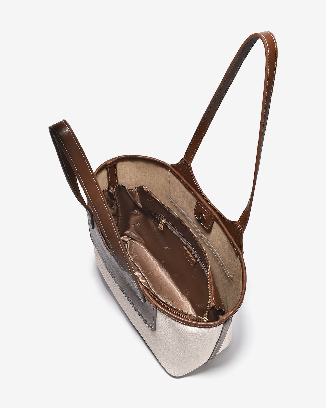 Túi Xách Tay Nữ Zucia Lamant N06-JC25-Nâu Color1