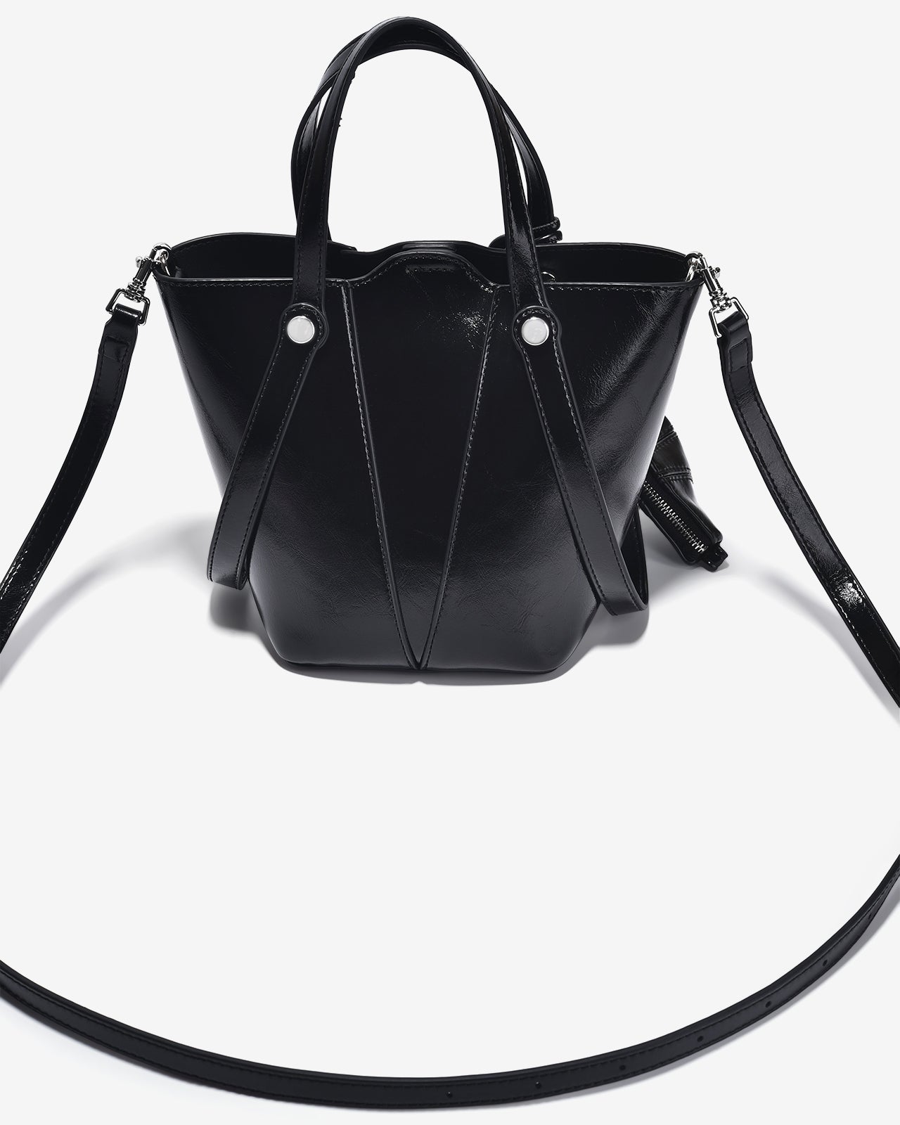 Túi Xách Tay Vỏ Sò Zucia The Eleve NY01-TY01-Đen Color1