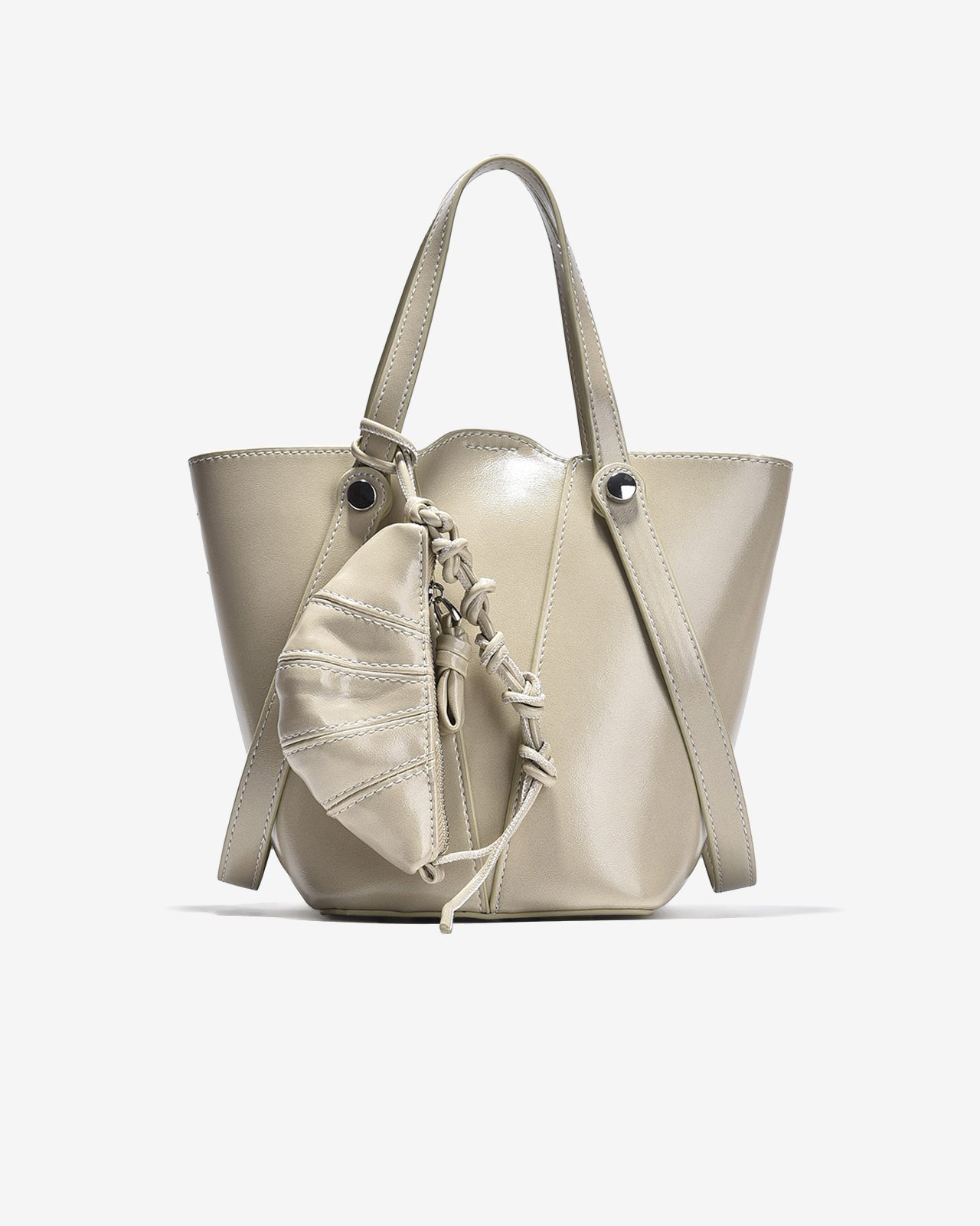 Túi Xách Tay Vỏ Sò Zucia The Eleve NY01-TY01-Kem Color2First