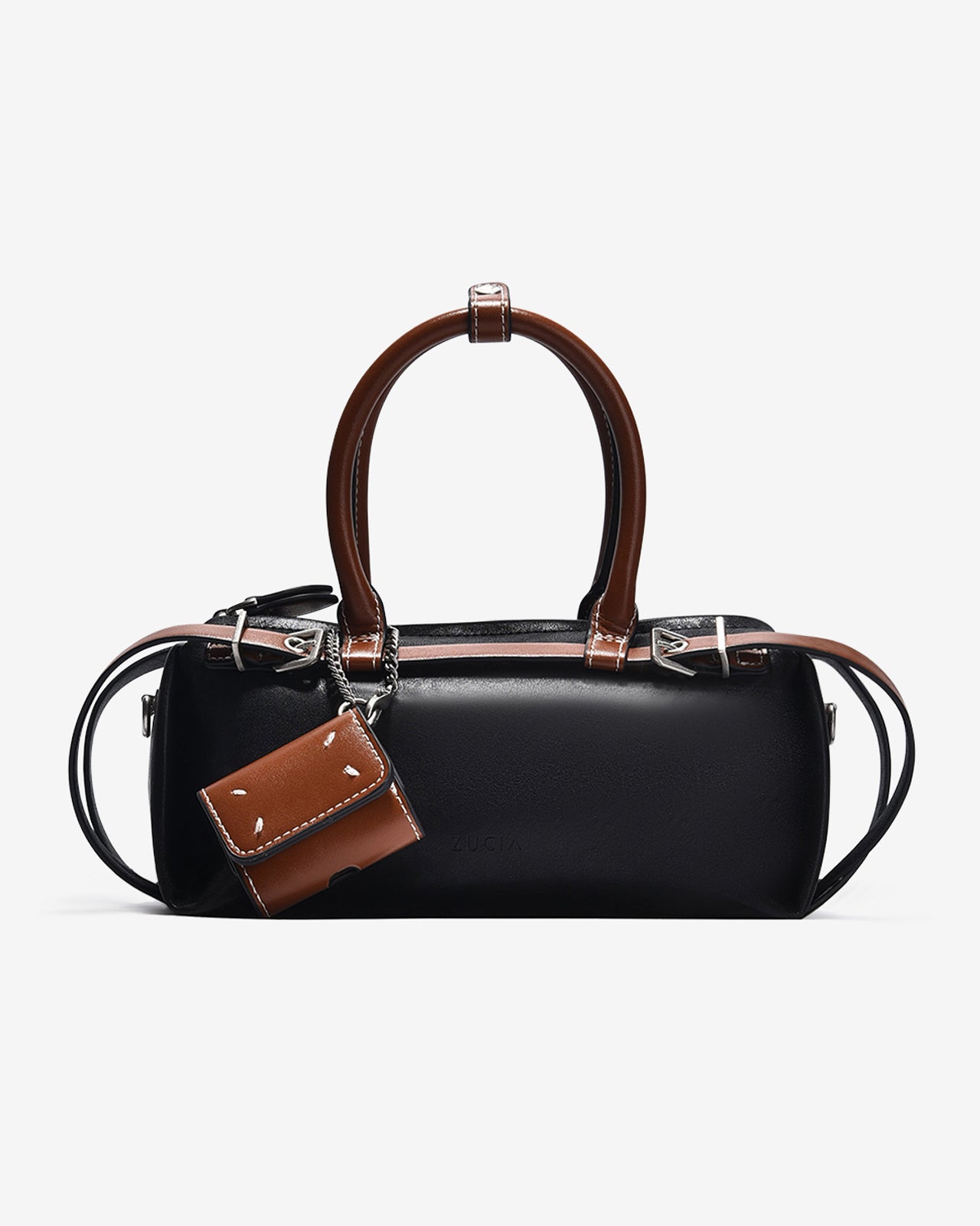 Túi Xách Tay Dáng Hộp Đính Charm Zucia The Eleve NY2-TY02-Đen Color2First