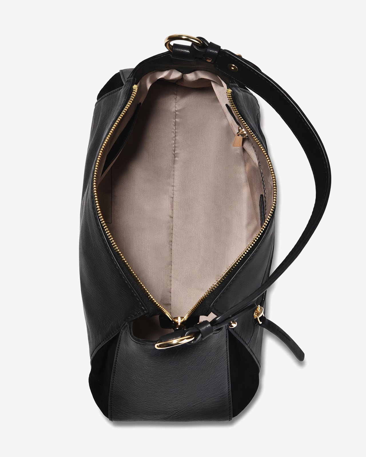 Túi Xách Dáng Hobo Vân Da Zuciani La Elegante N.67-IT67-Đen Color2