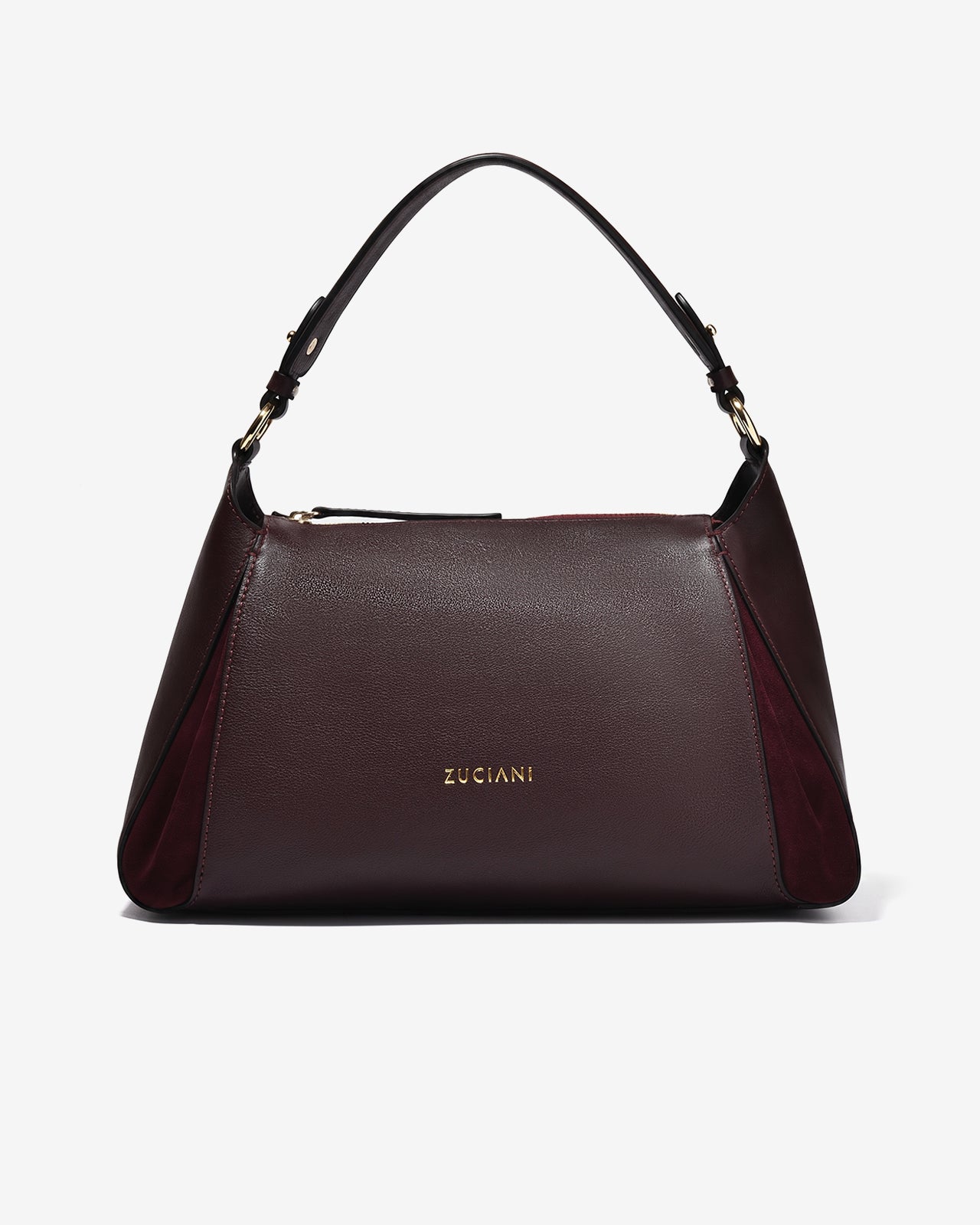 Túi Xách Dáng Hobo Vân Da Zuciani La Elegante N.67-IT67Đỏ Color1First