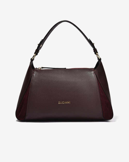 Túi Xách Dáng Hobo Vân Da Zuciani La Elegante N.67-IT67Đỏ Color1First
