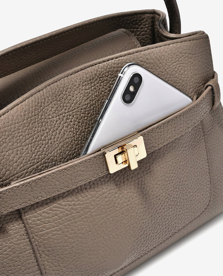Túi Xách Tay Top Handle Zuciani Modern Divine N04-JC65-Xám Color1