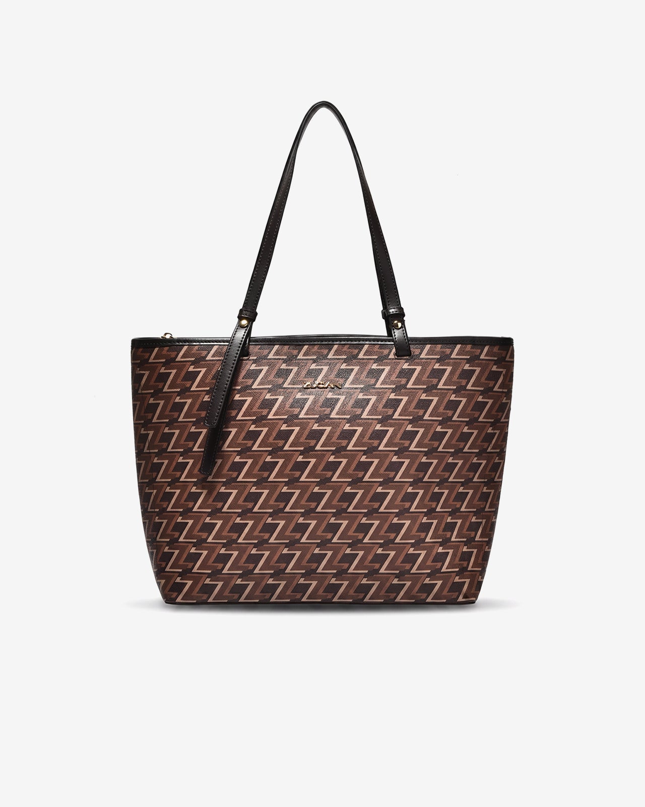 Túi Xách Tay Dáng Tote Zuciani Monogram Zen N17-JYS8Nâu Color1First