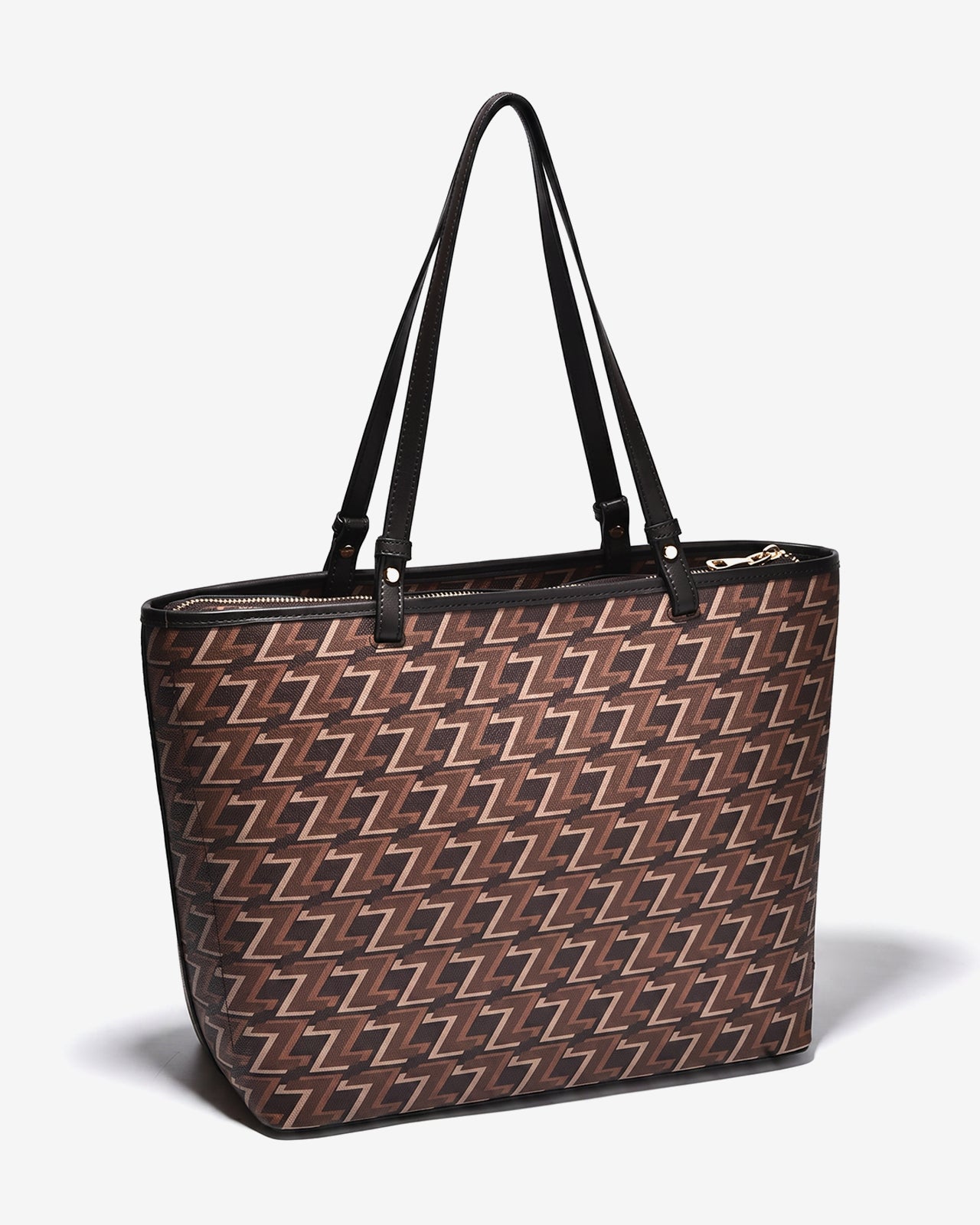 Túi Xách Tay Dáng Tote Zuciani Monogram Zen N17-JYS8Nâu Color1