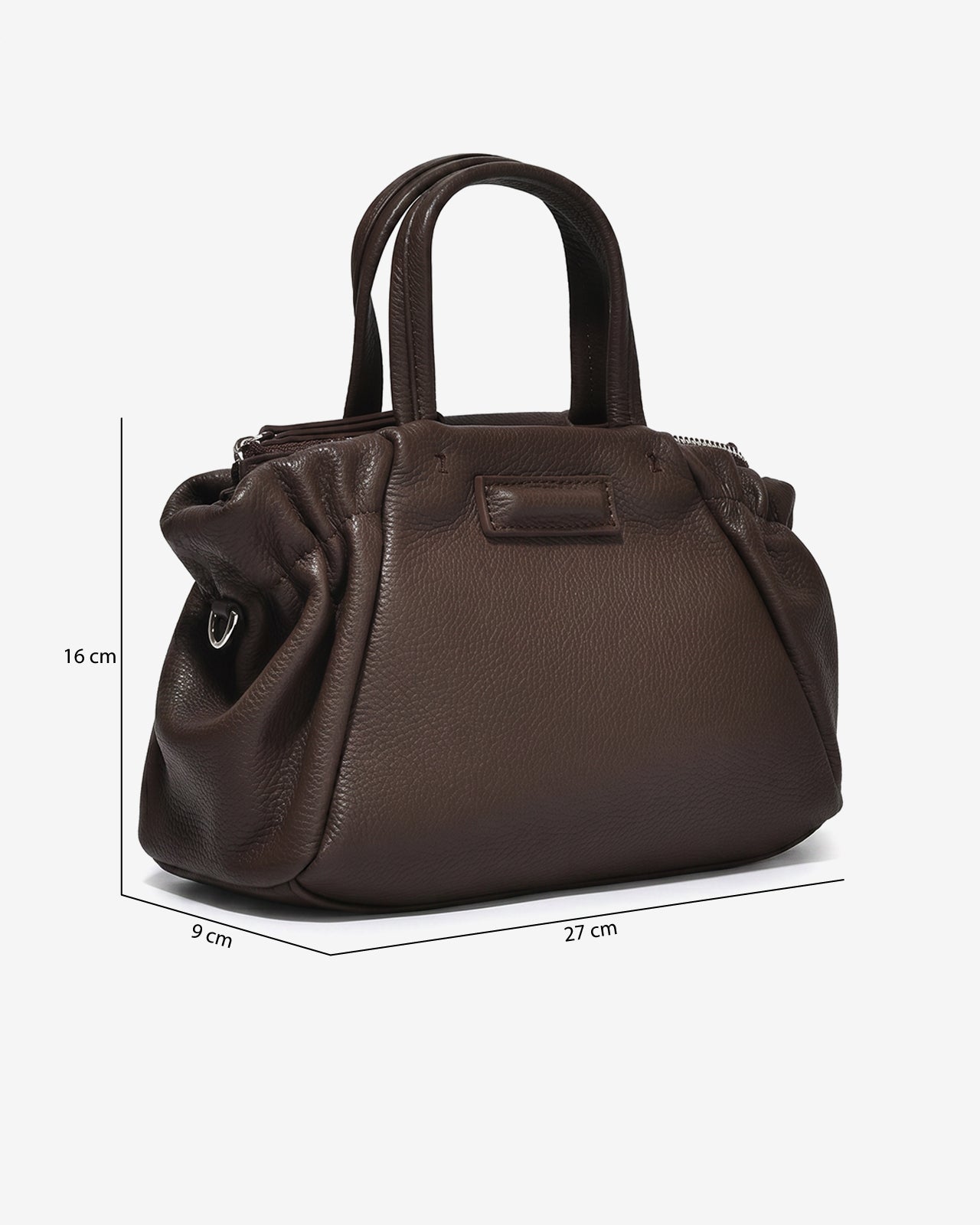 Túi Xách Dáng Vỏ Sò Zuciani The Aurum Elegantia N29-TM29-Nâu Color2