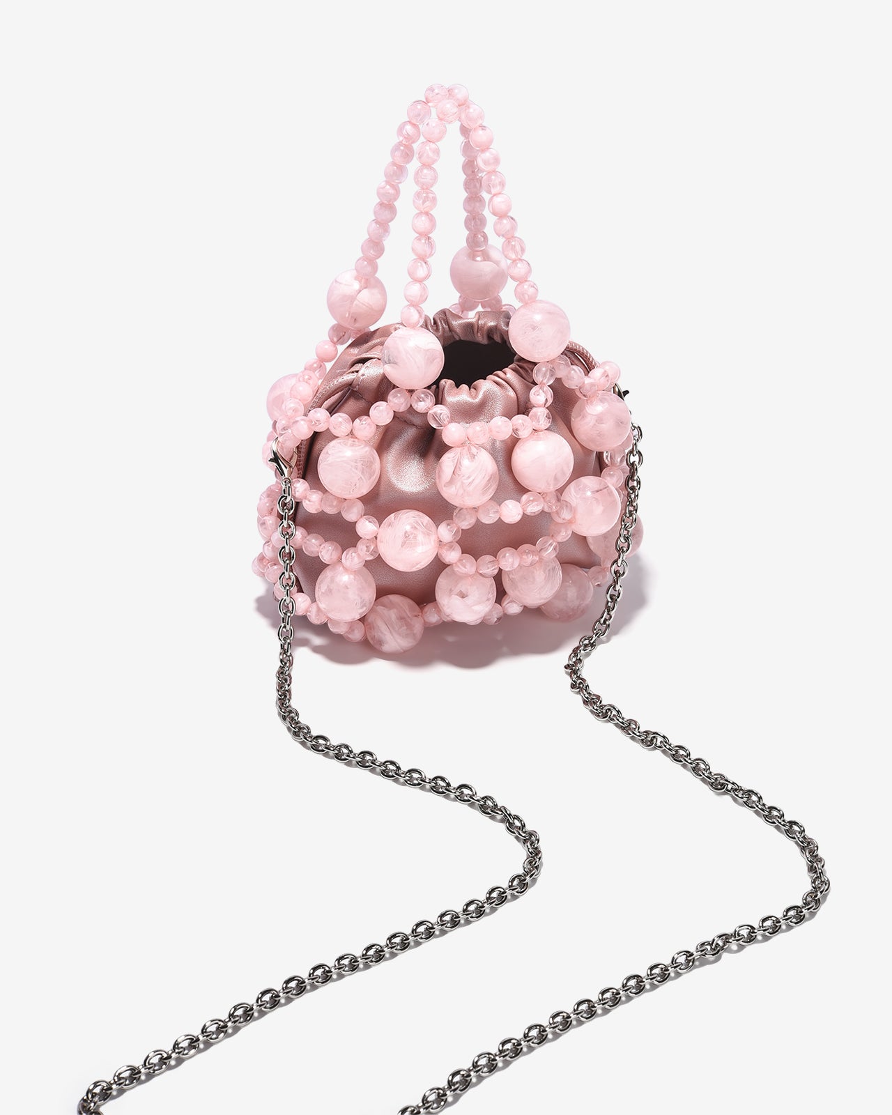 Túi Đeo Chéo Đi Tiệc Phủ Hạt Sang Trọng Zucia The Luminara N03-JS03-Hồng Color1