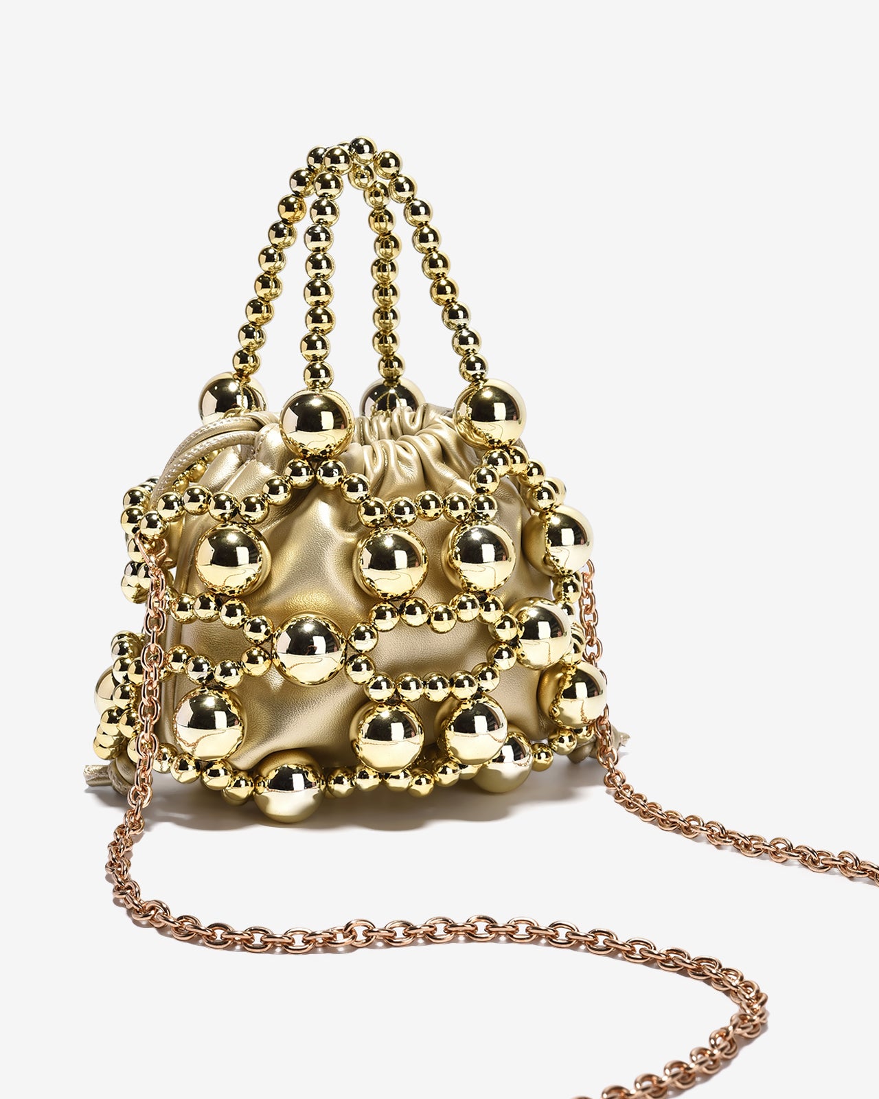 Túi Đeo Chéo Đi Tiệc Phủ Hạt Sang Trọng Zucia The Luminara N03-JS03-Vàng Color4