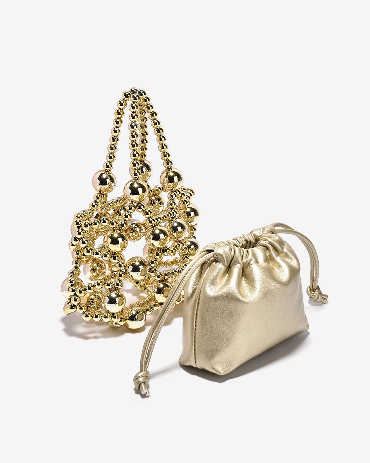 Túi Đeo Chéo Đi Tiệc Phủ Hạt Sang Trọng Zucia The Luminara N03-JS03-Vàng Color5