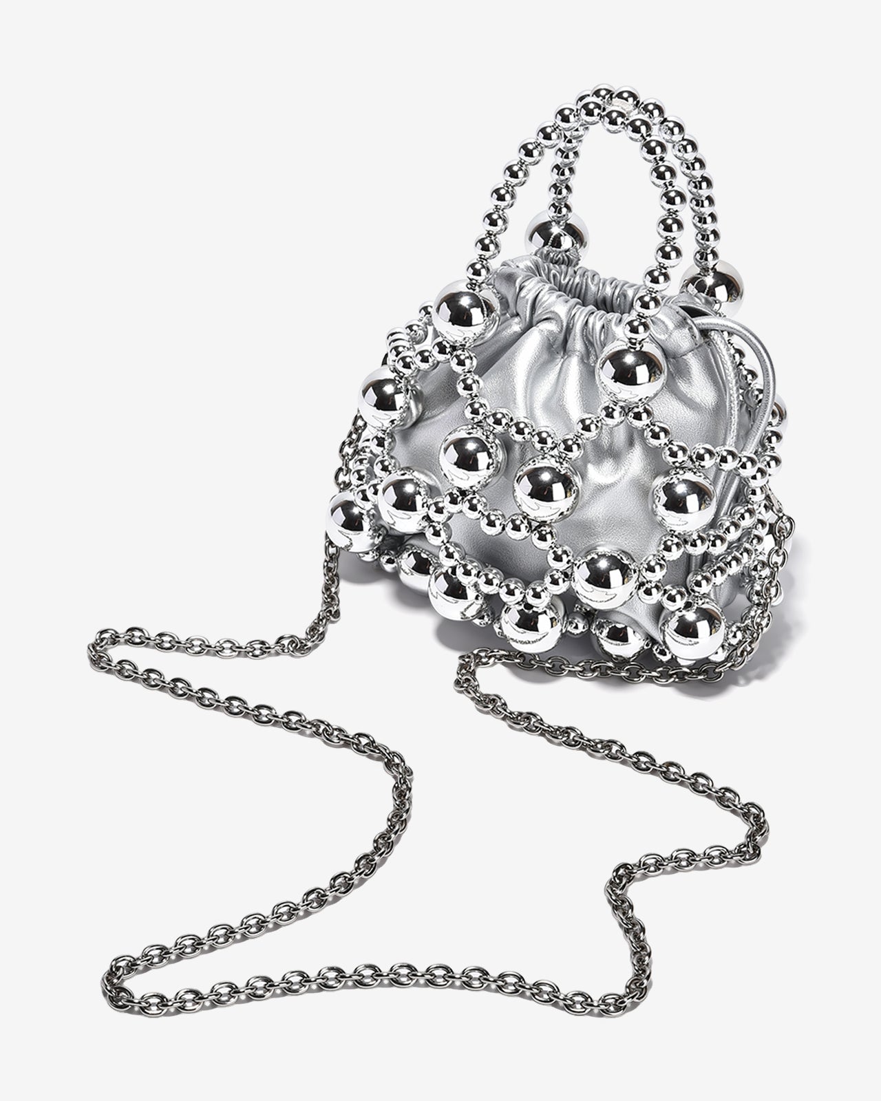 Túi Đeo Chéo Đi Tiệc Phủ Hạt Sang Trọng Zucia The Luminara N03-JS03-Xám Color3