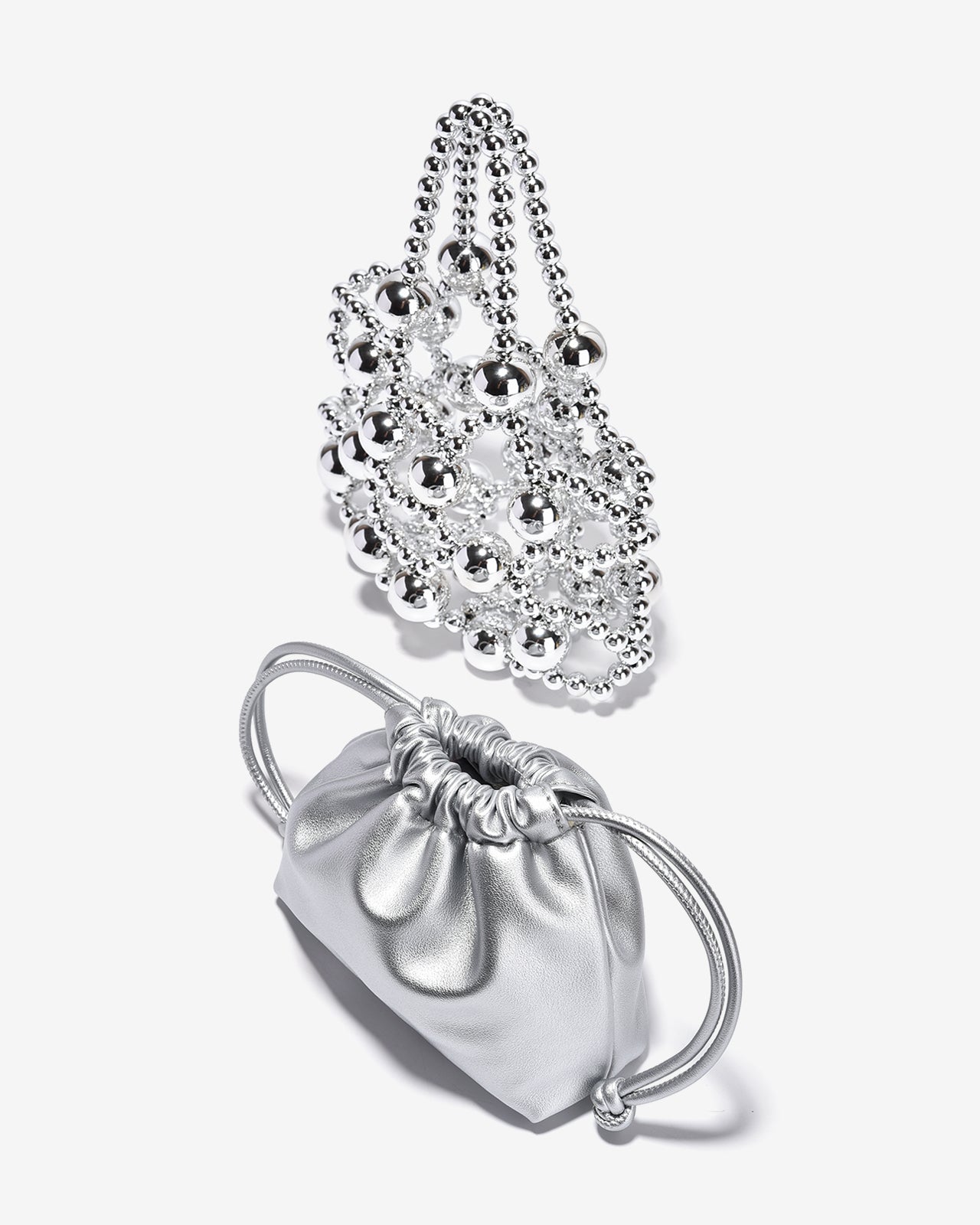 Túi Đeo Chéo Đi Tiệc Phủ Hạt Sang Trọng Zucia The Luminara N03-JS03-Xám Color3