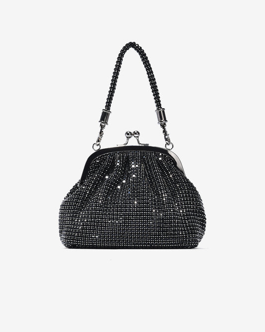 Túi Đeo Vai Đi Tiệc Cổ Điển Đính Đá Zucia The Luminara N08-JS08-Đen Color1First