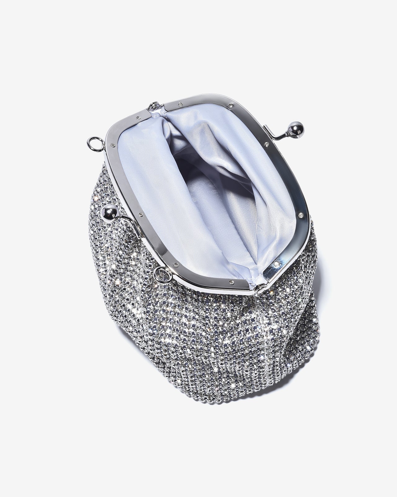 Túi Đeo Vai Đi Tiệc Cổ Điển Đính Đá Zucia The Luminara N08-JS08-Trắng Color2