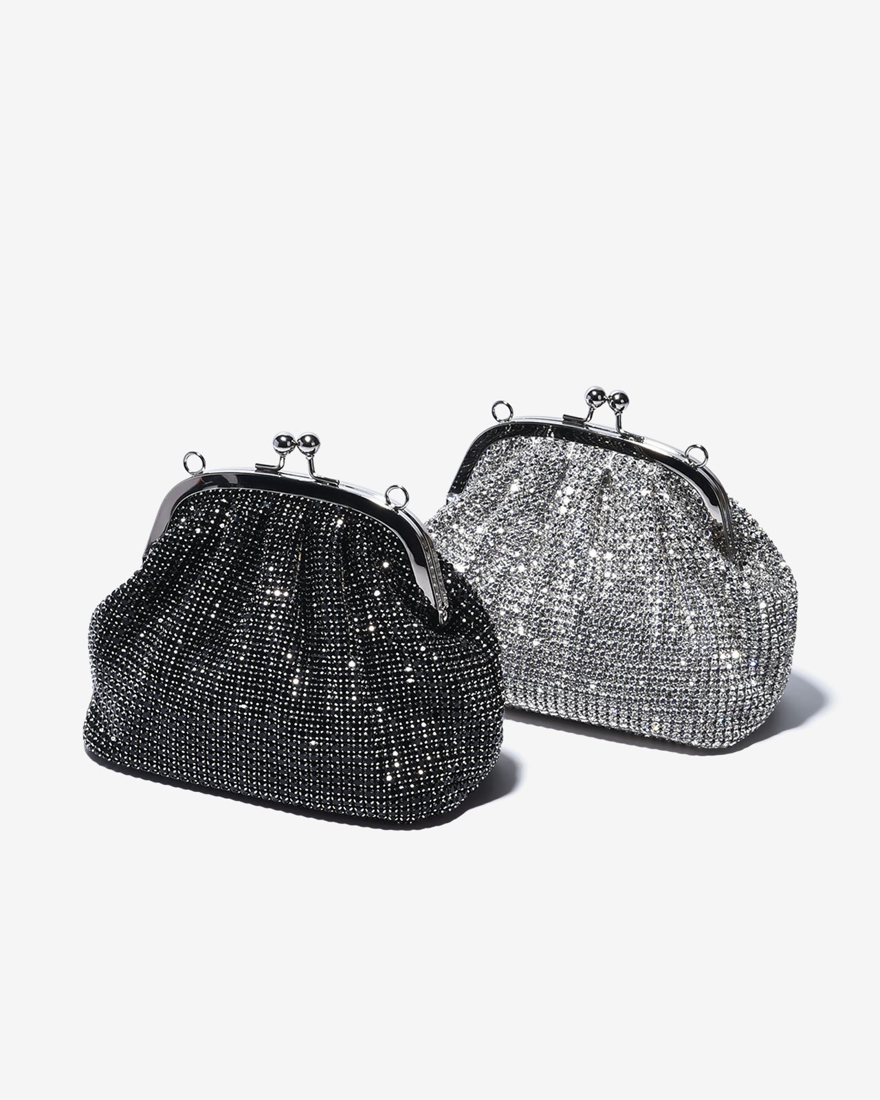 Túi Đeo Vai Đi Tiệc Cổ Điển Đính Đá Zucia The Luminara N08-JS08-Trắng Color2